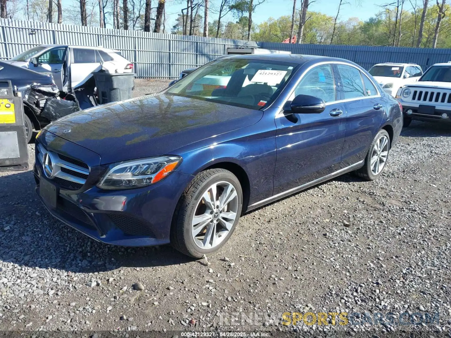 2 Photograph of a damaged car WDDWF8EB9LR561644 MERCEDES-BENZ C 300 2020