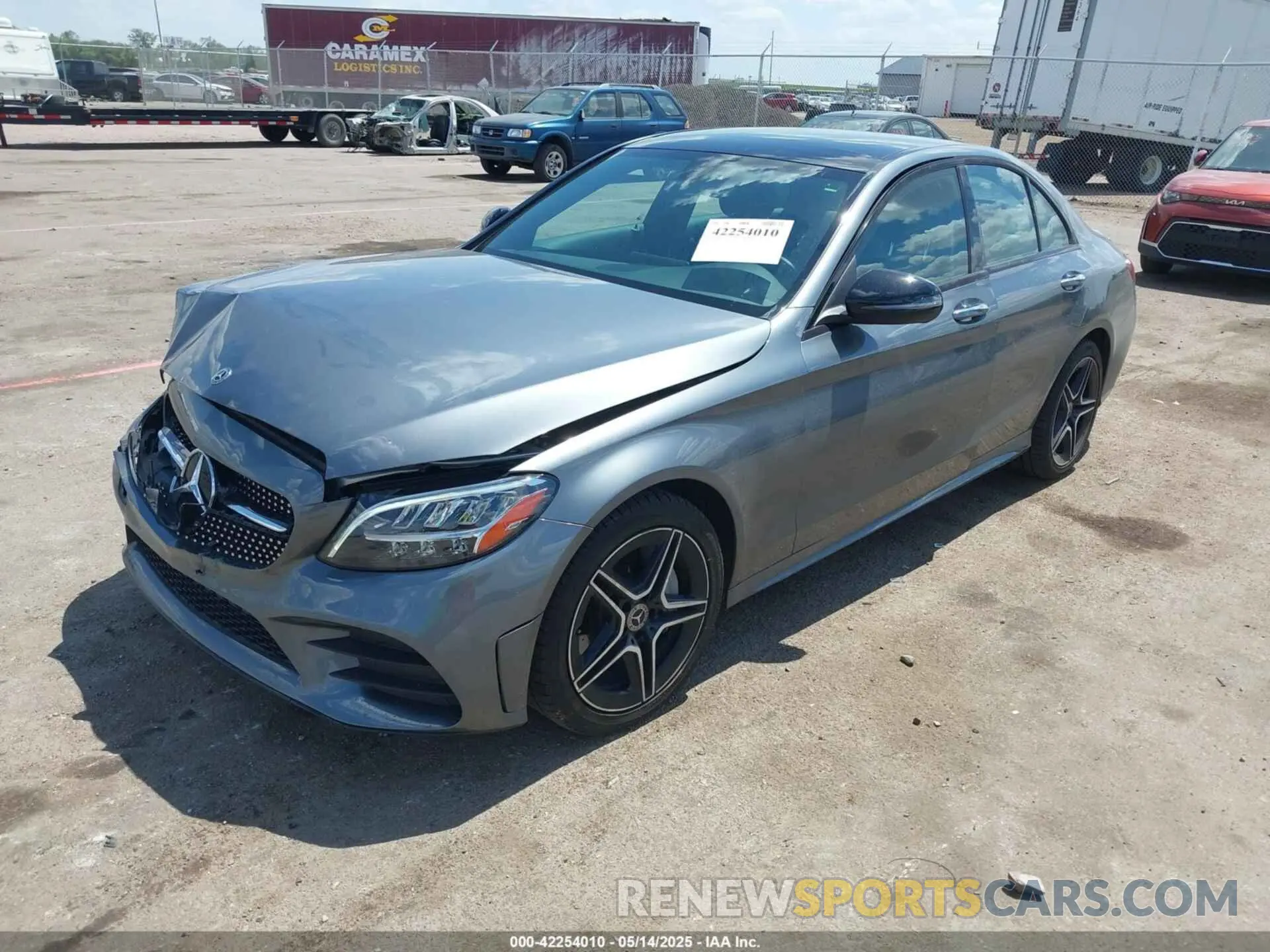 2 Photograph of a damaged car WDDWF8EBXLR525624 MERCEDES-BENZ C 300 2020