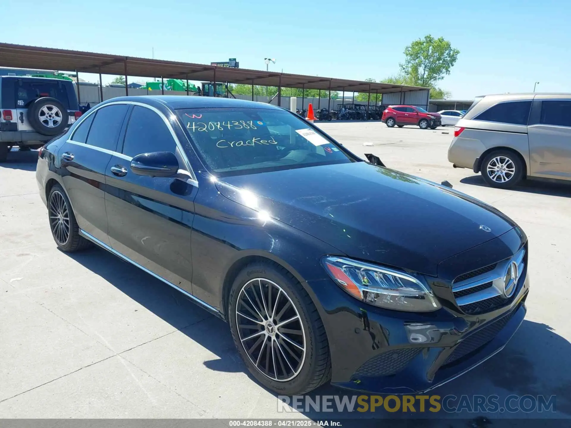 1 Photograph of a damaged car W1KWF8DB0MR618283 MERCEDES-BENZ C 300 2021