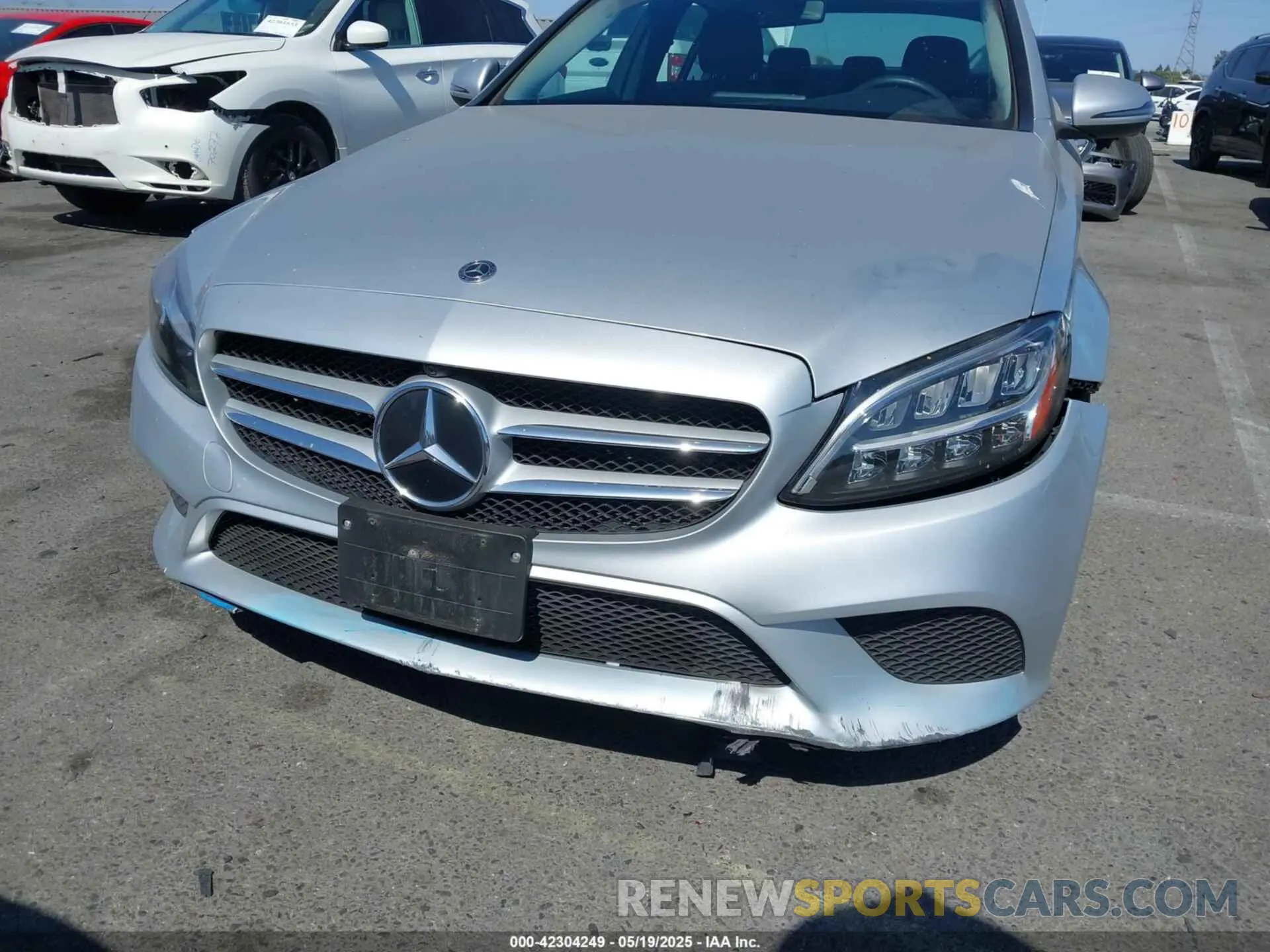 6 Photograph of a damaged car W1KWF8DB0MR634709 MERCEDES-BENZ C 300 2021