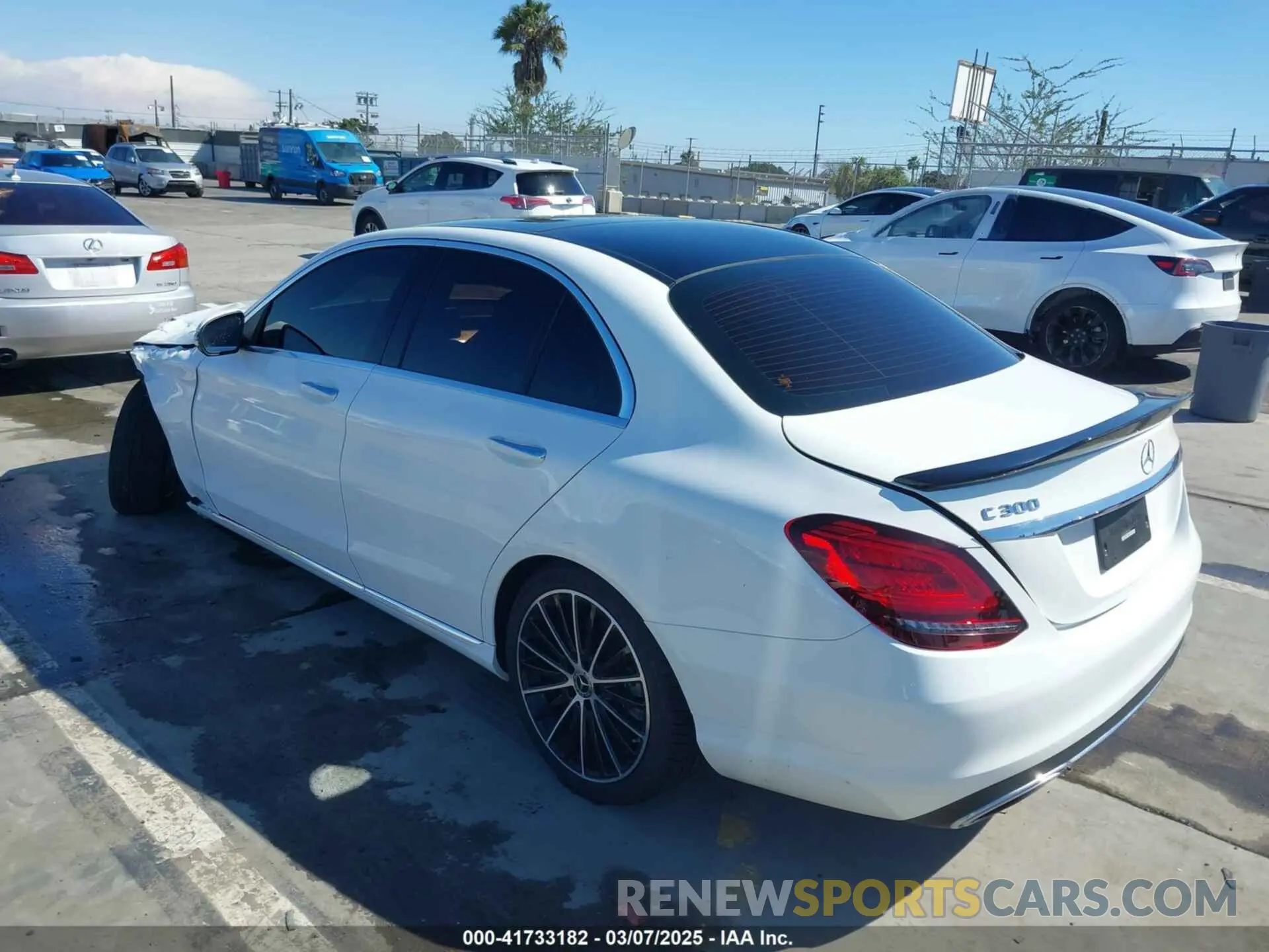 3 Photograph of a damaged car W1KWF8DB0MR635682 MERCEDES-BENZ C 300 2021