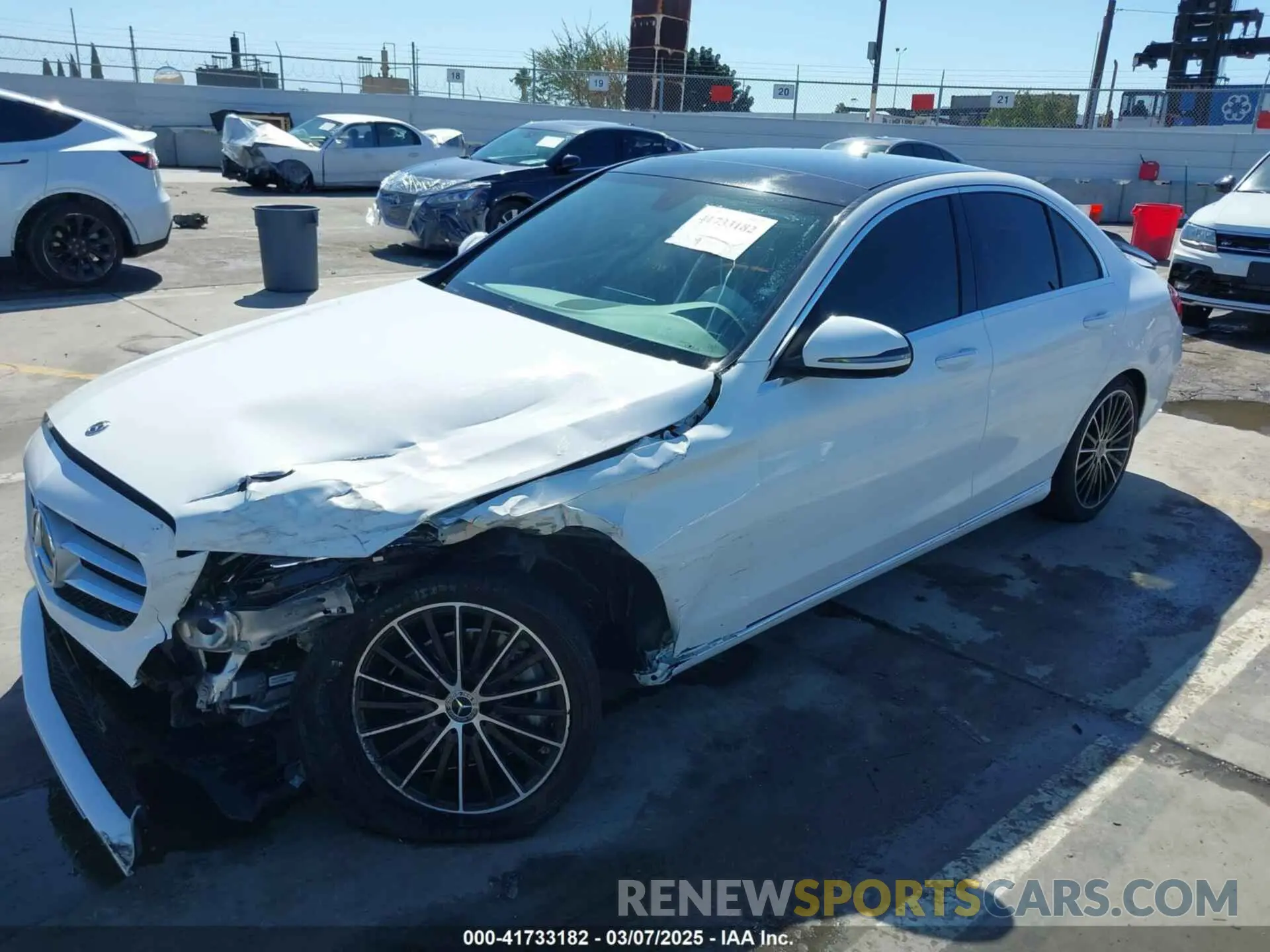 6 Photograph of a damaged car W1KWF8DB0MR635682 MERCEDES-BENZ C 300 2021