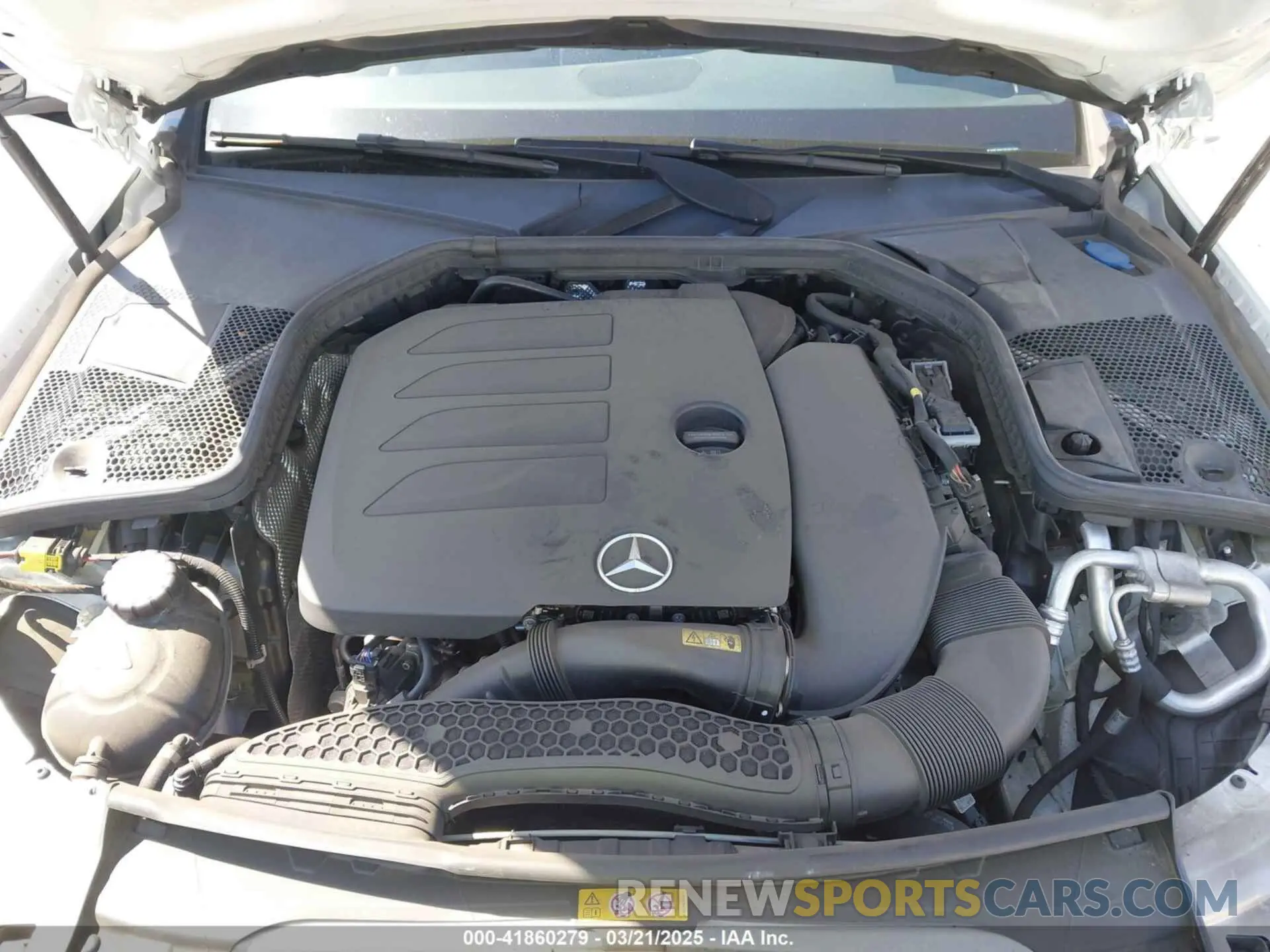 10 Photograph of a damaged car W1KWF8DB1MR607826 MERCEDES-BENZ C 300 2021