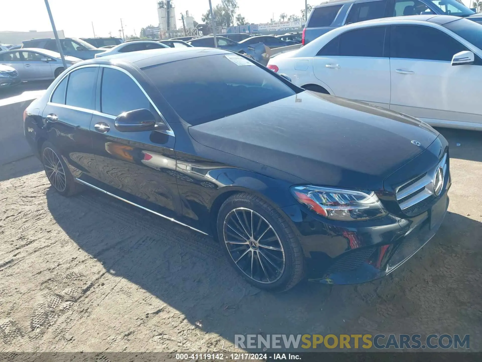 1 Photograph of a damaged car W1KWF8DB1MR609950 MERCEDES-BENZ C 300 2021