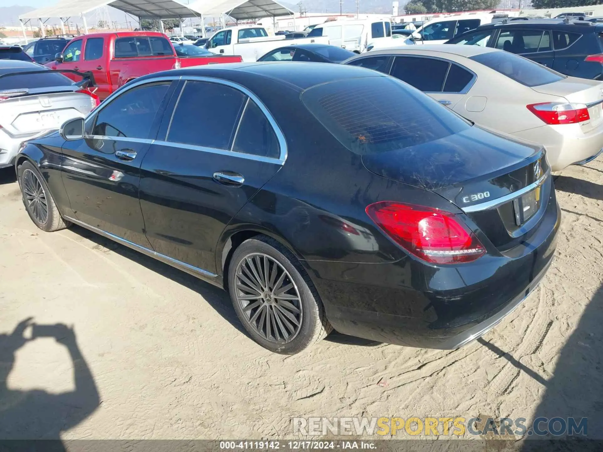 3 Photograph of a damaged car W1KWF8DB1MR609950 MERCEDES-BENZ C 300 2021