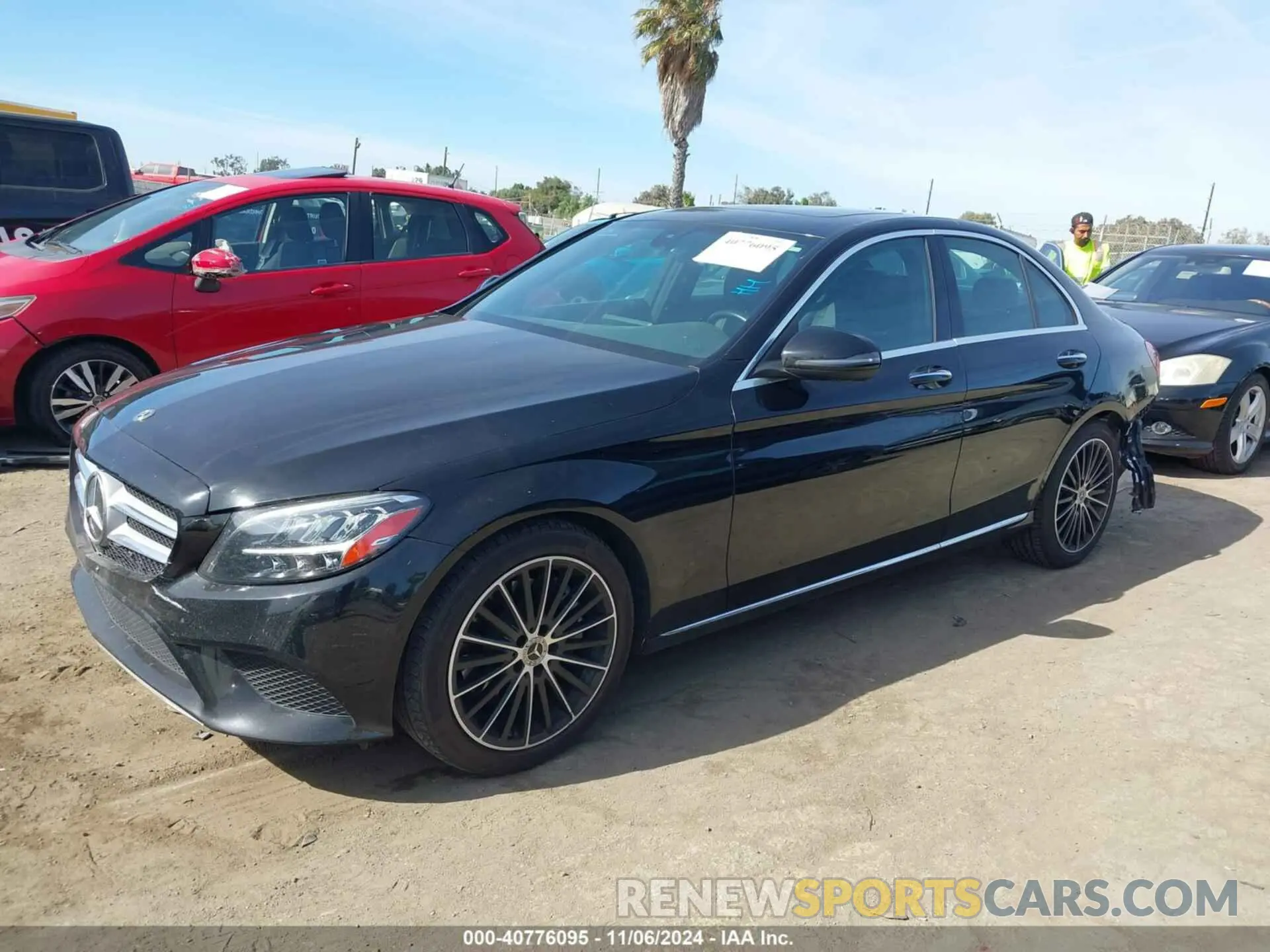 2 Photograph of a damaged car W1KWF8DB1MR628711 MERCEDES-BENZ C 300 2021