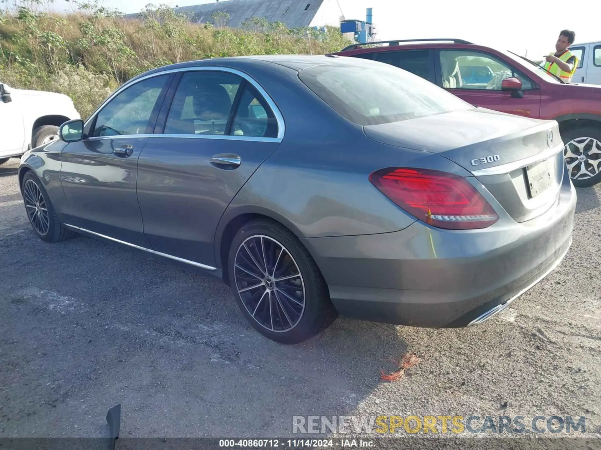 3 Photograph of a damaged car W1KWF8DB3MR627317 MERCEDES-BENZ C 300 2021