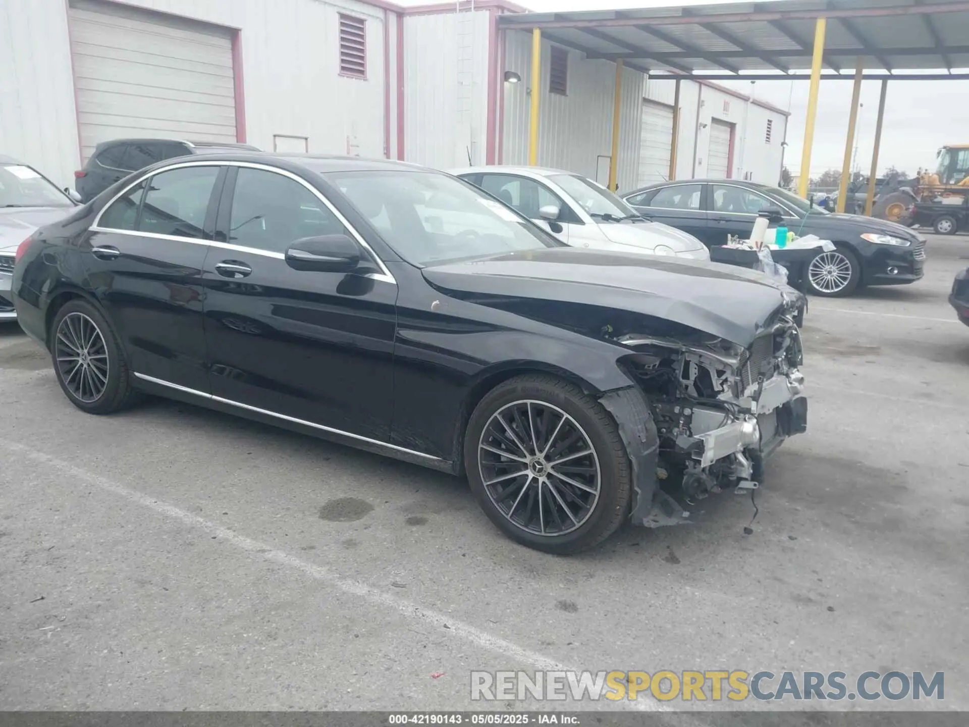 1 Photograph of a damaged car W1KWF8DB5MR650484 MERCEDES-BENZ C 300 2021