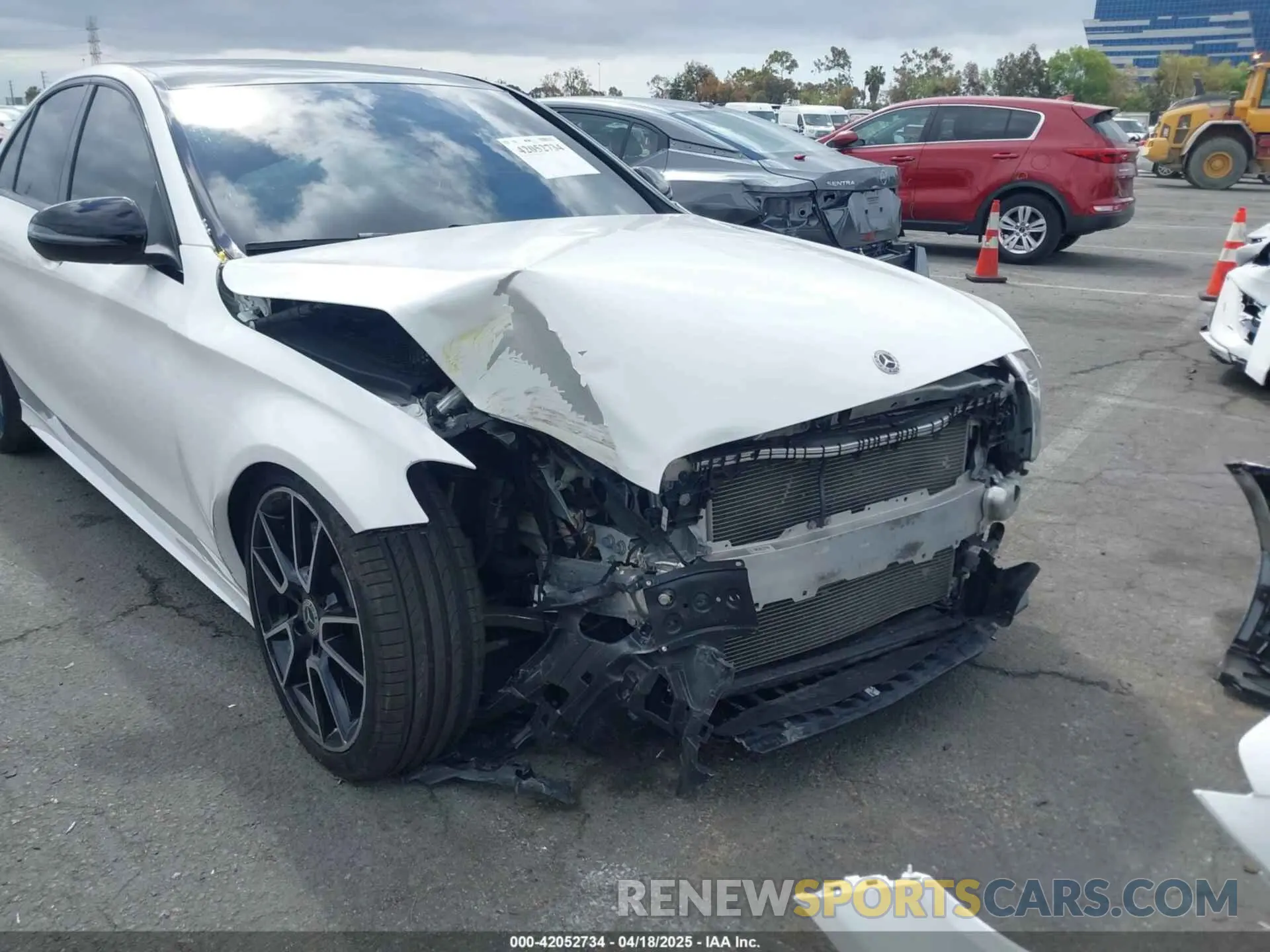 6 Photograph of a damaged car W1KWF8DB7MR609791 MERCEDES-BENZ C 300 2021
