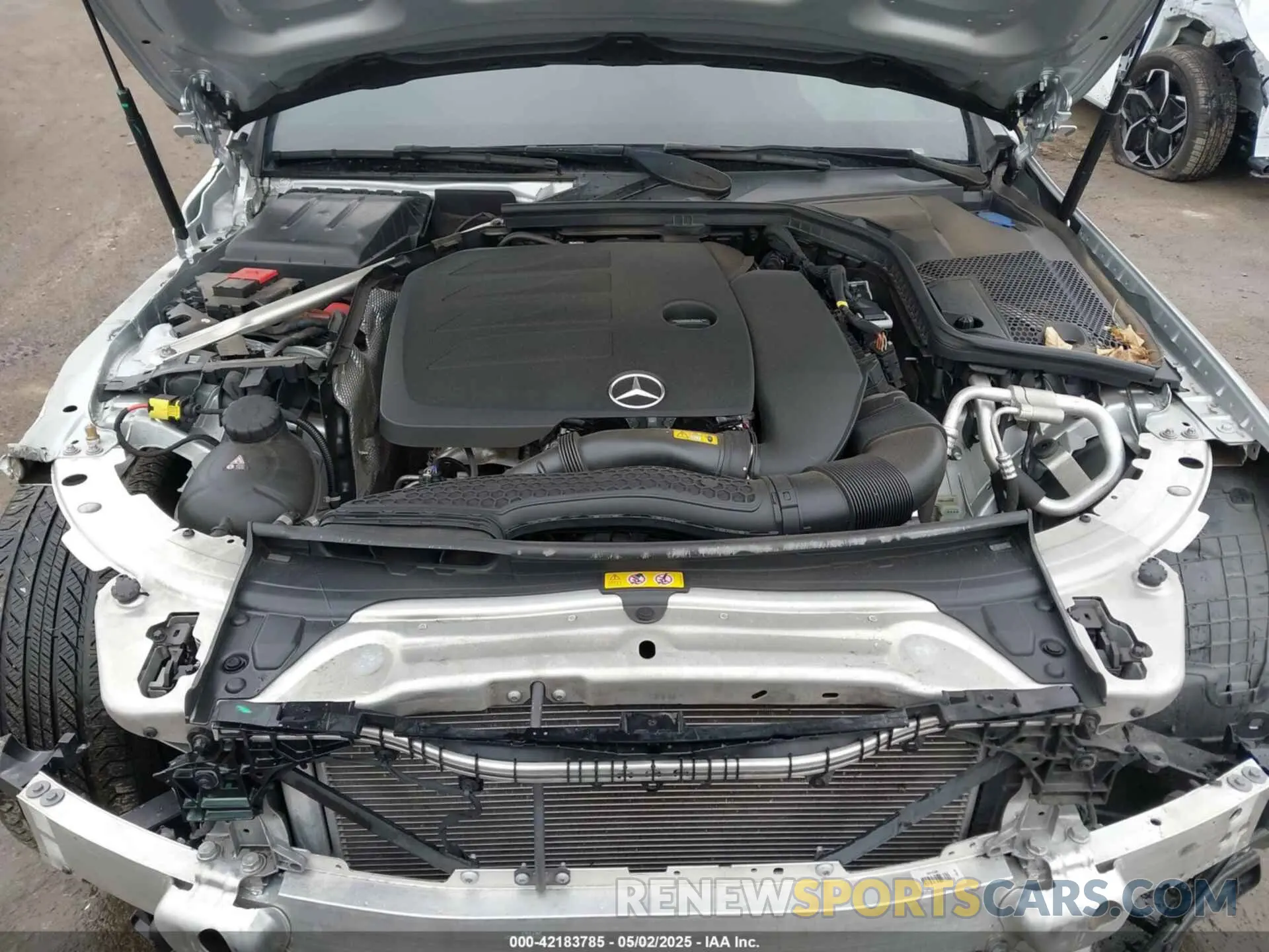 10 Photograph of a damaged car W1KWF8DB7MR647862 MERCEDES-BENZ C 300 2021