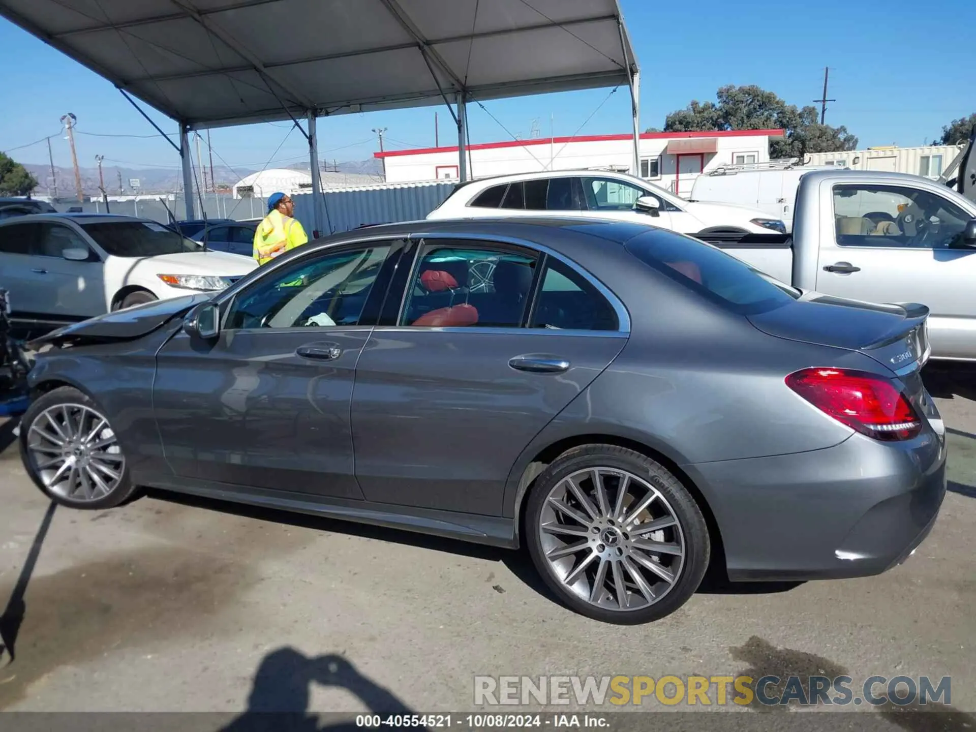 14 Photograph of a damaged car W1KWF8DB9MR616208 MERCEDES-BENZ C 300 2021