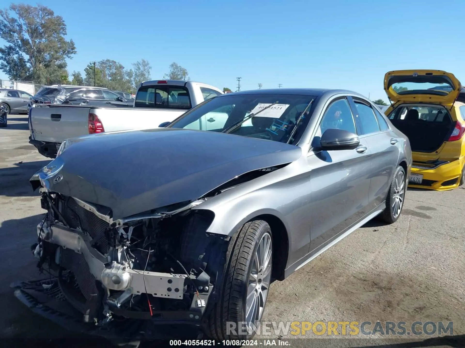 2 Photograph of a damaged car W1KWF8DB9MR616208 MERCEDES-BENZ C 300 2021