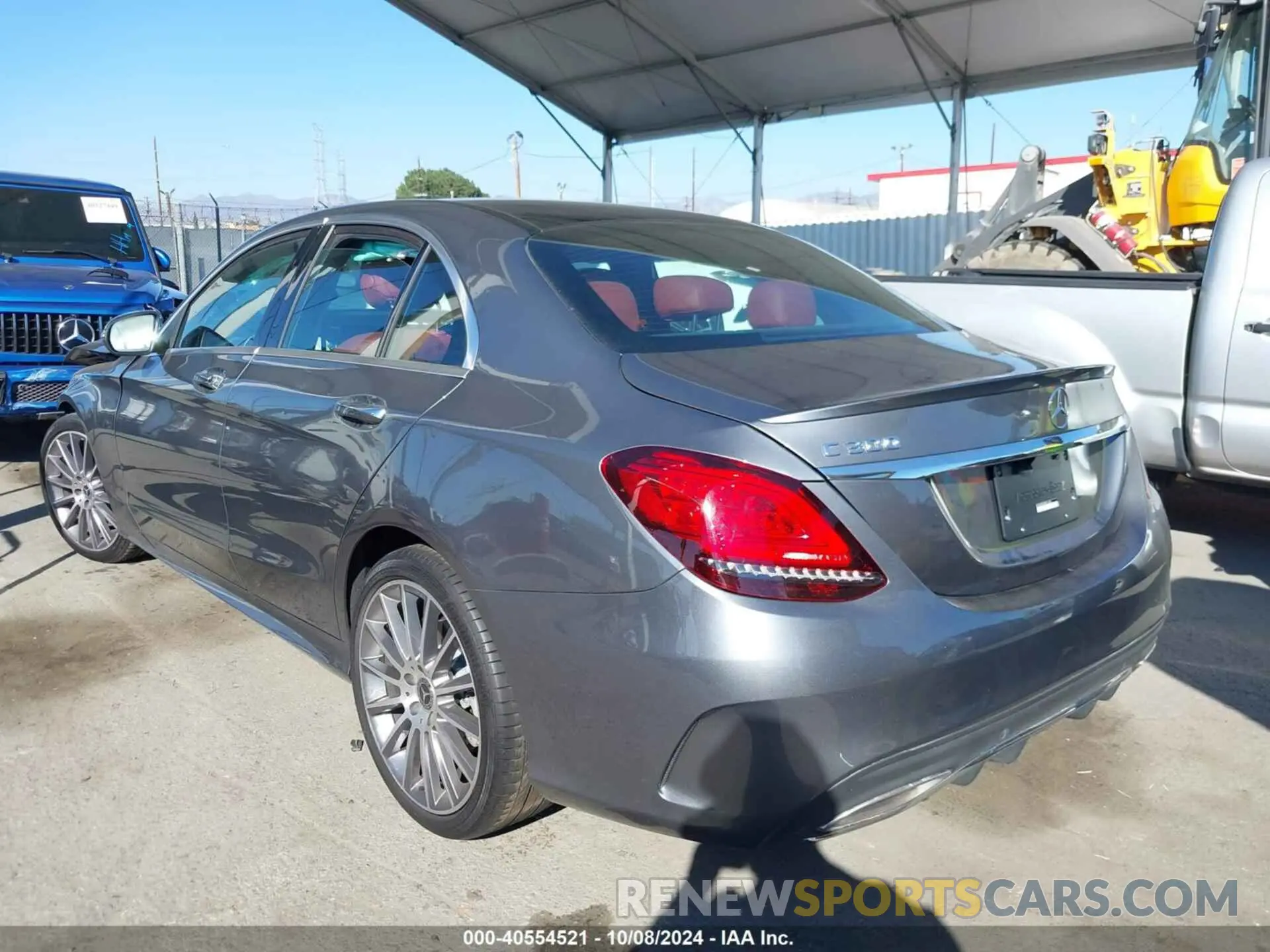 3 Photograph of a damaged car W1KWF8DB9MR616208 MERCEDES-BENZ C 300 2021