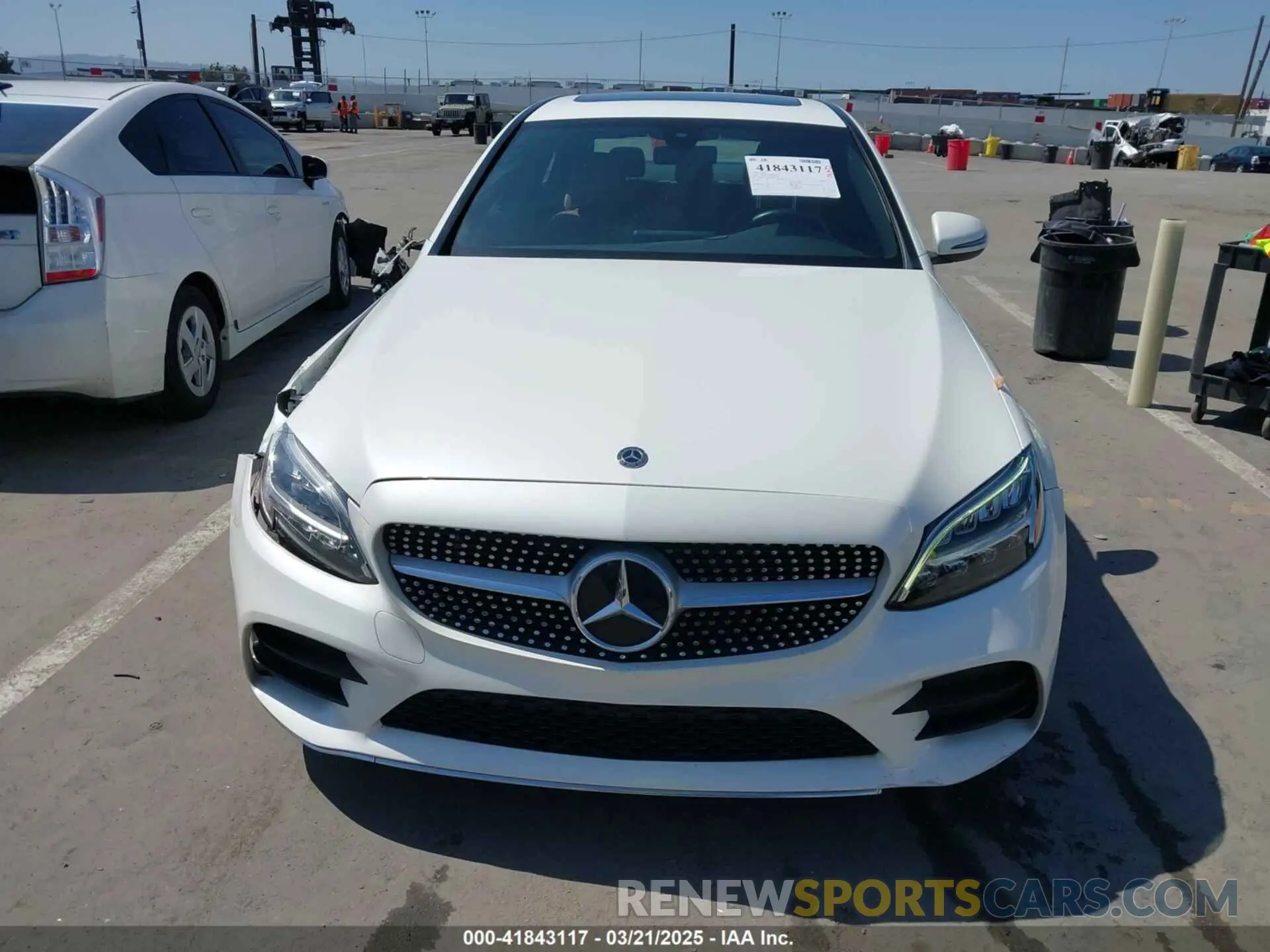 12 Photograph of a damaged car W1KWF8DBXMR625290 MERCEDES-BENZ C 300 2021