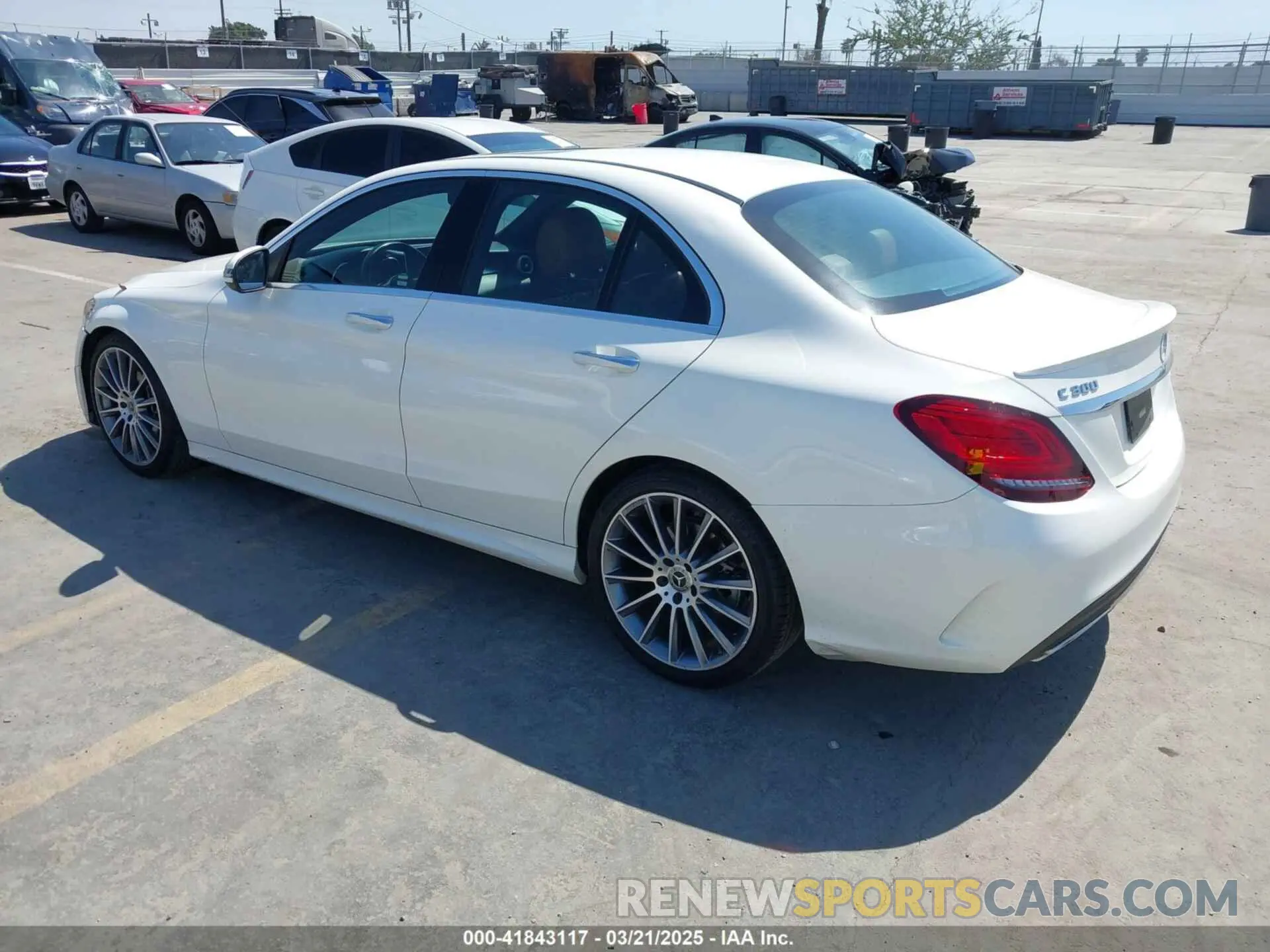 3 Photograph of a damaged car W1KWF8DBXMR625290 MERCEDES-BENZ C 300 2021