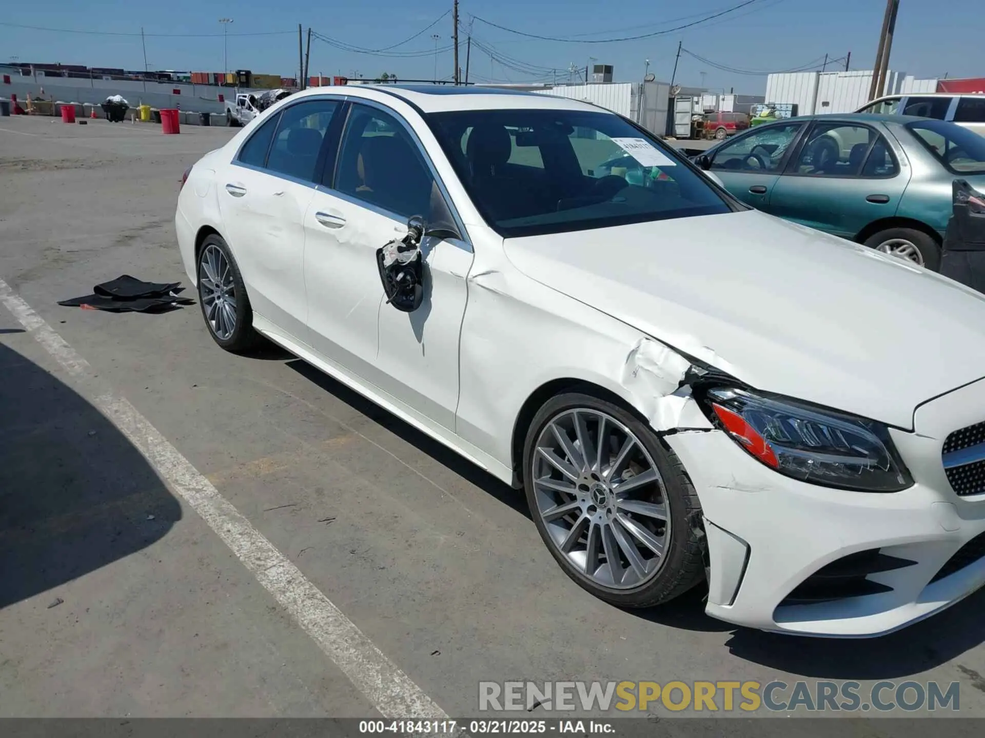 6 Photograph of a damaged car W1KWF8DBXMR625290 MERCEDES-BENZ C 300 2021