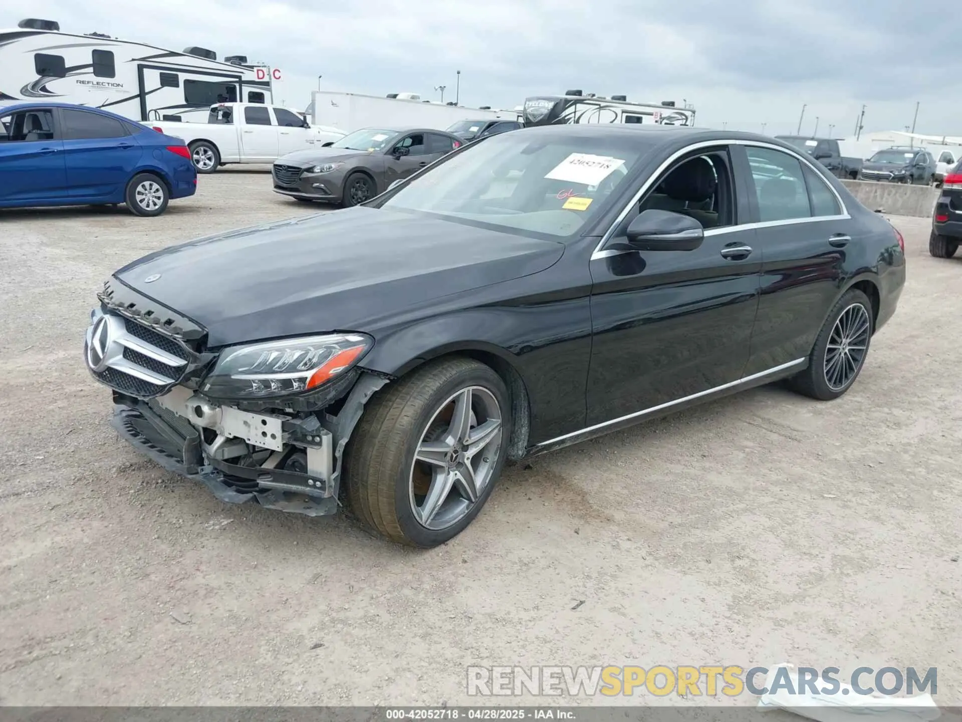 2 Photograph of a damaged car W1KWF8DBXMR629291 MERCEDES-BENZ C 300 2021