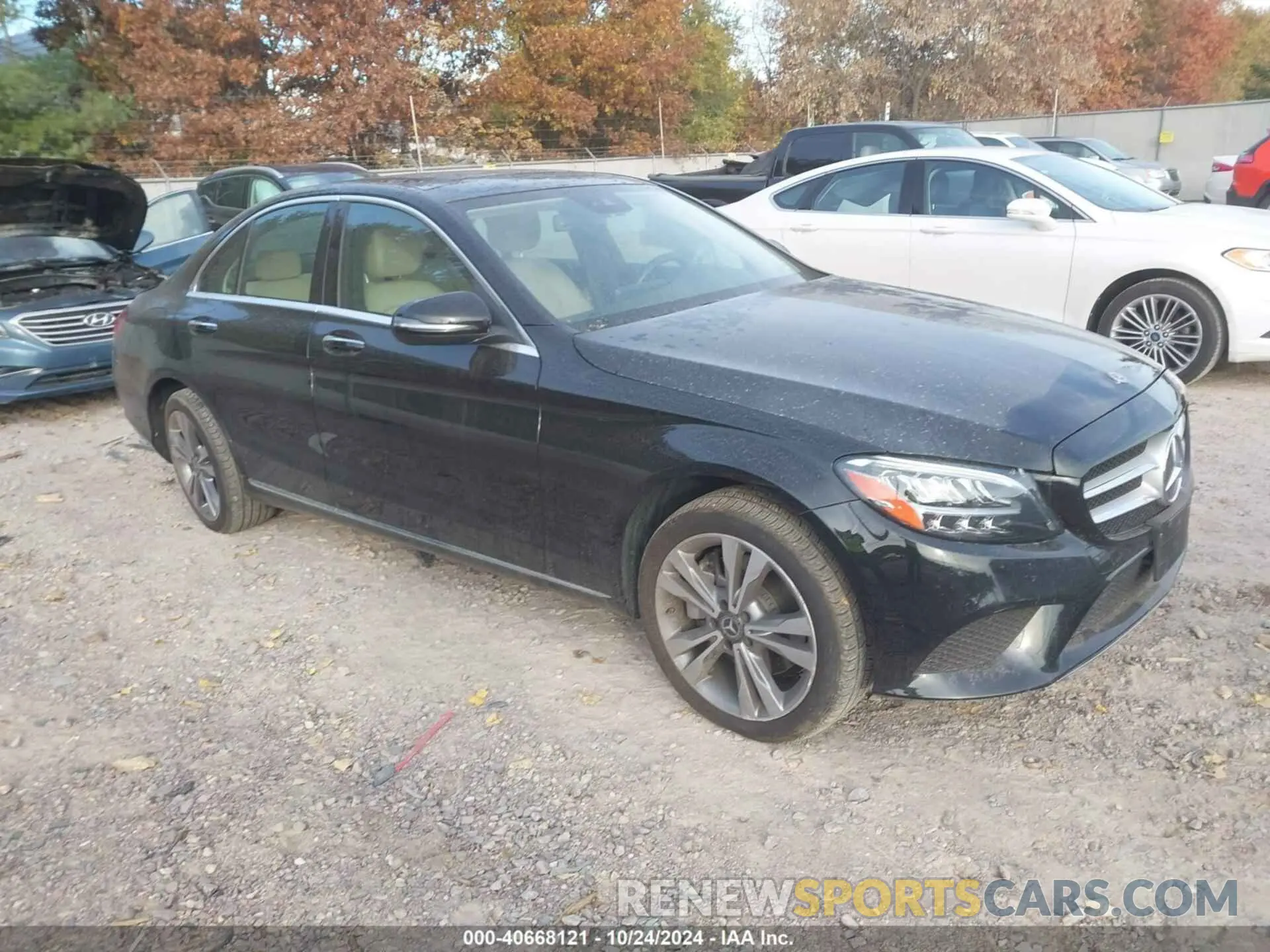 1 Photograph of a damaged car W1KWF8EB2MR626223 MERCEDES-BENZ C 300 2021