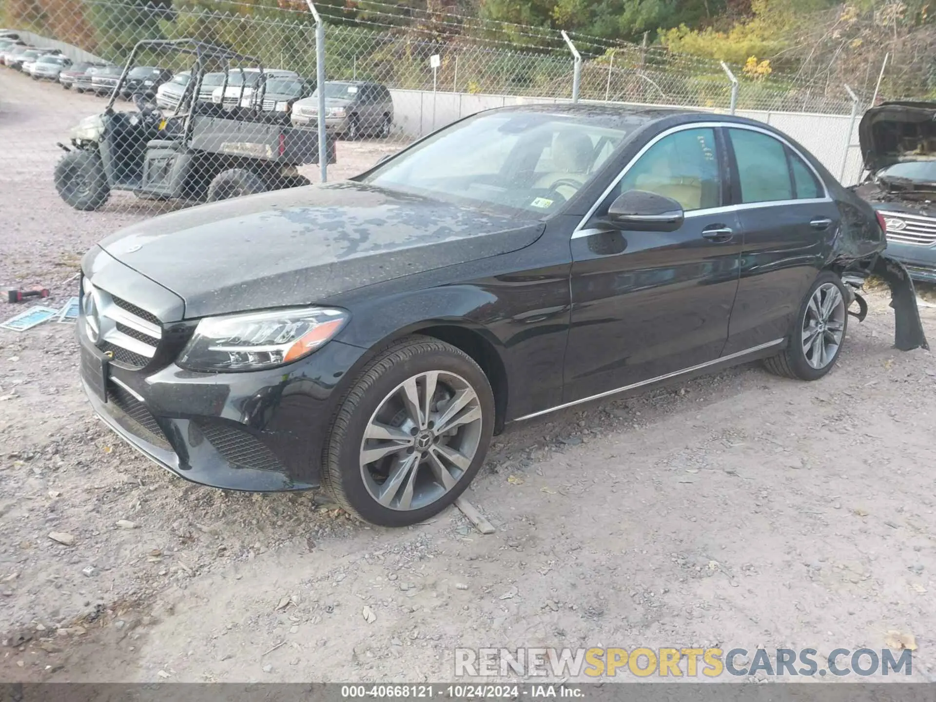 2 Photograph of a damaged car W1KWF8EB2MR626223 MERCEDES-BENZ C 300 2021