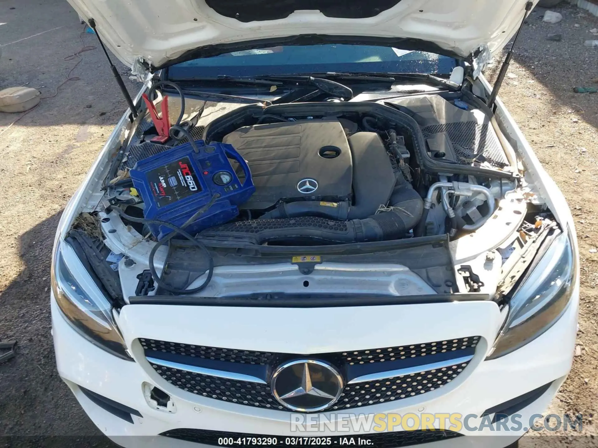 10 Photograph of a damaged car W1KWF8EBXMR605717 MERCEDES-BENZ C 300 2021