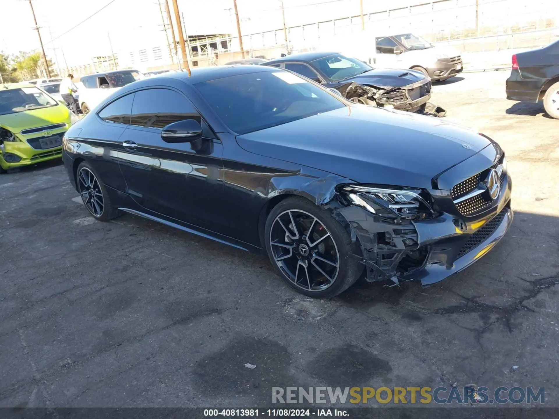 1 Photograph of a damaged car W1KWJ8DBXMG092058 MERCEDES-BENZ C 300 2021