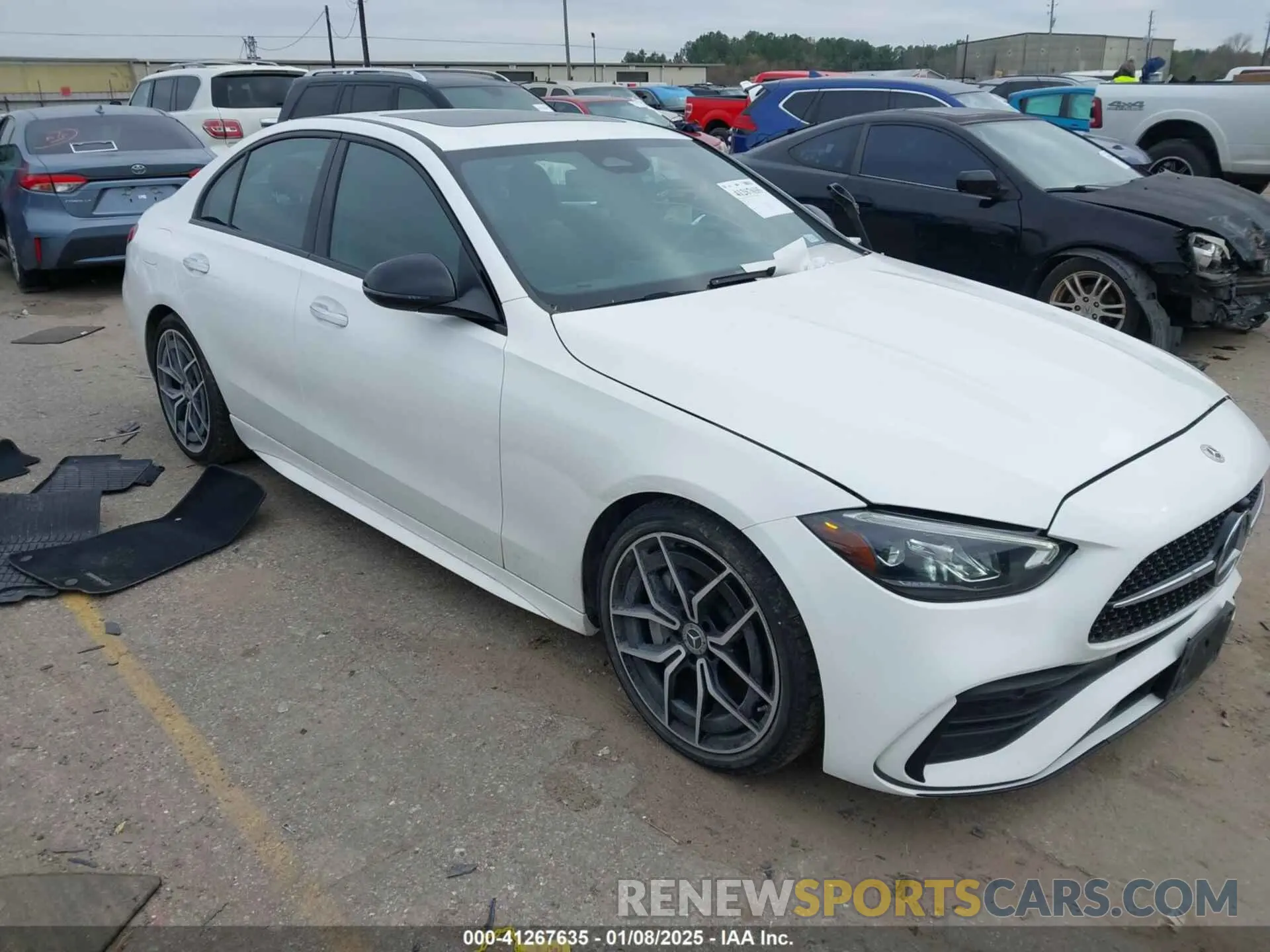1 Photograph of a damaged car W1KAF4GB0NR058376 MERCEDES-BENZ C 300 2022