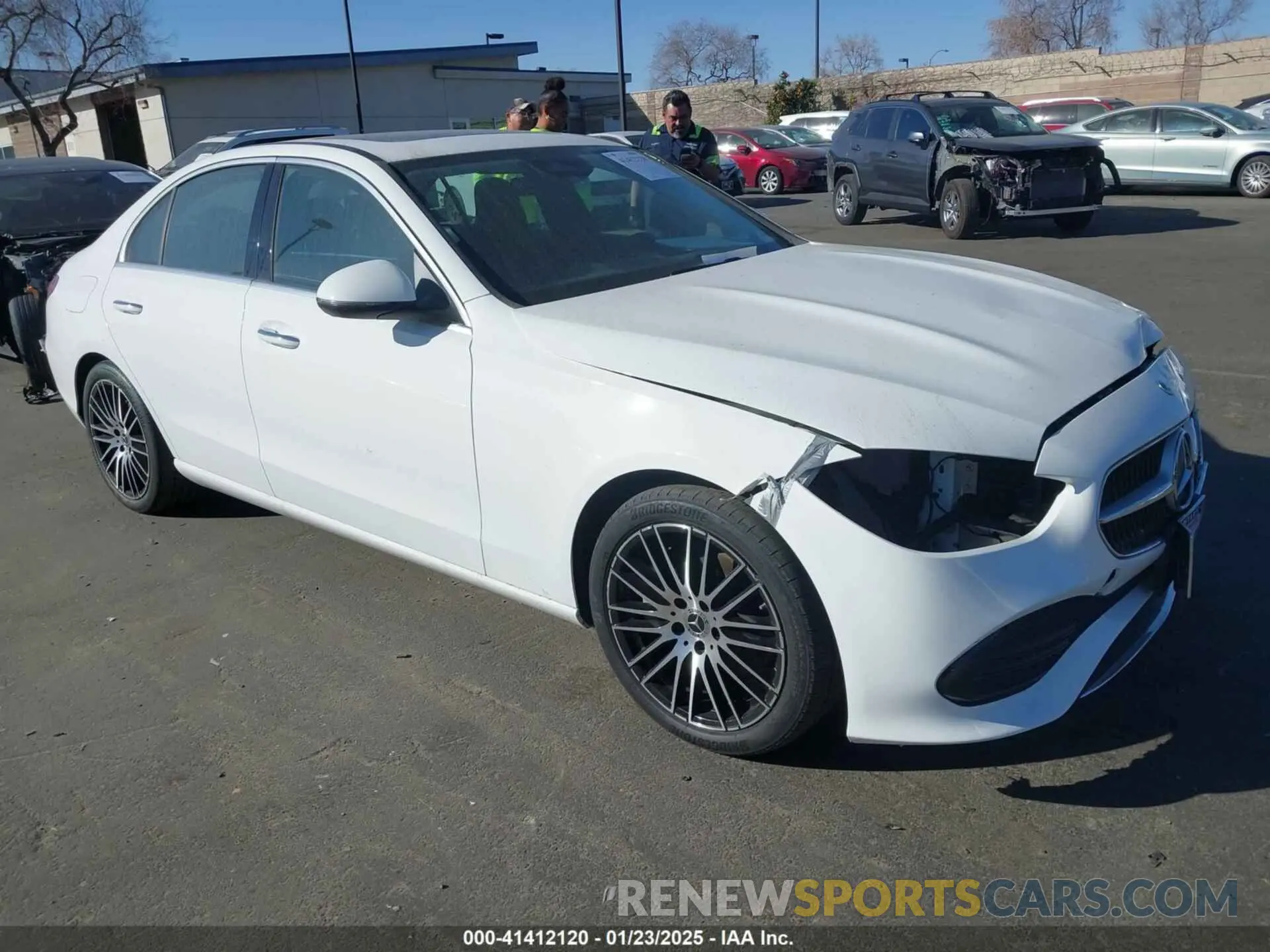 1 Photograph of a damaged car W1KAF4GB4NR020021 MERCEDES-BENZ C 300 2022