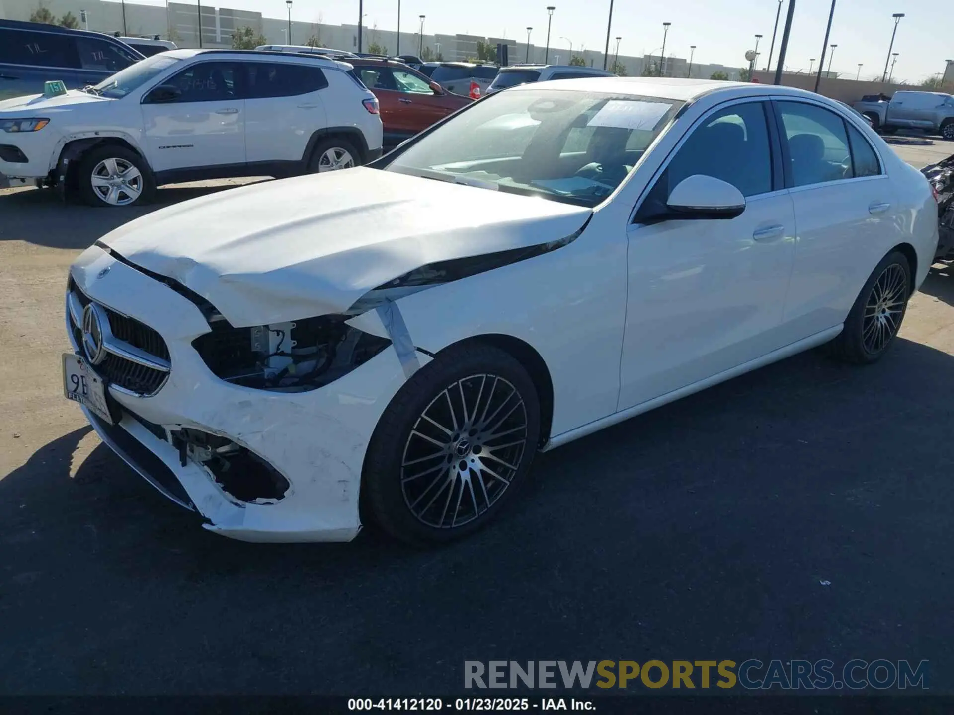 2 Photograph of a damaged car W1KAF4GB4NR020021 MERCEDES-BENZ C 300 2022