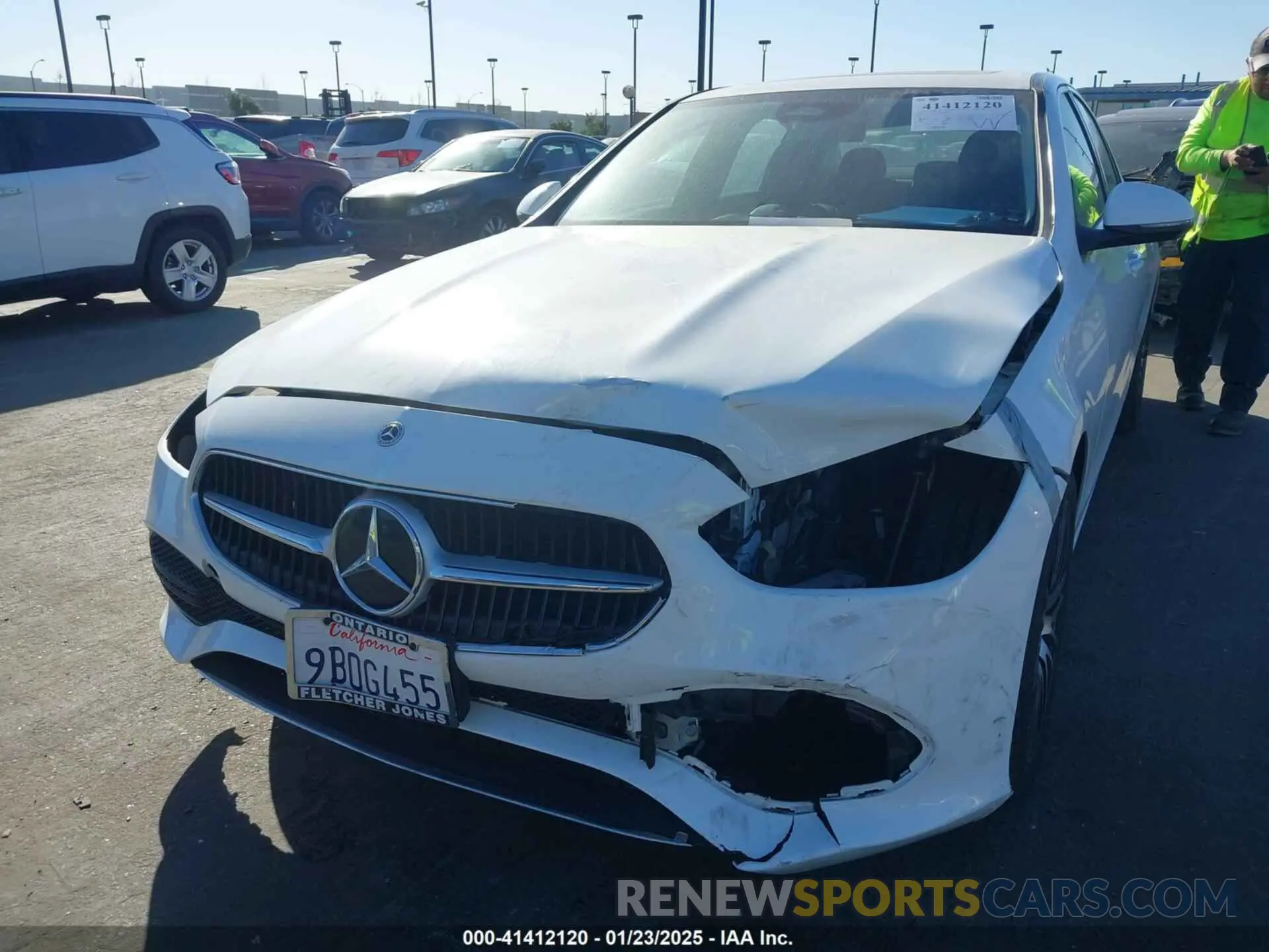 6 Photograph of a damaged car W1KAF4GB4NR020021 MERCEDES-BENZ C 300 2022