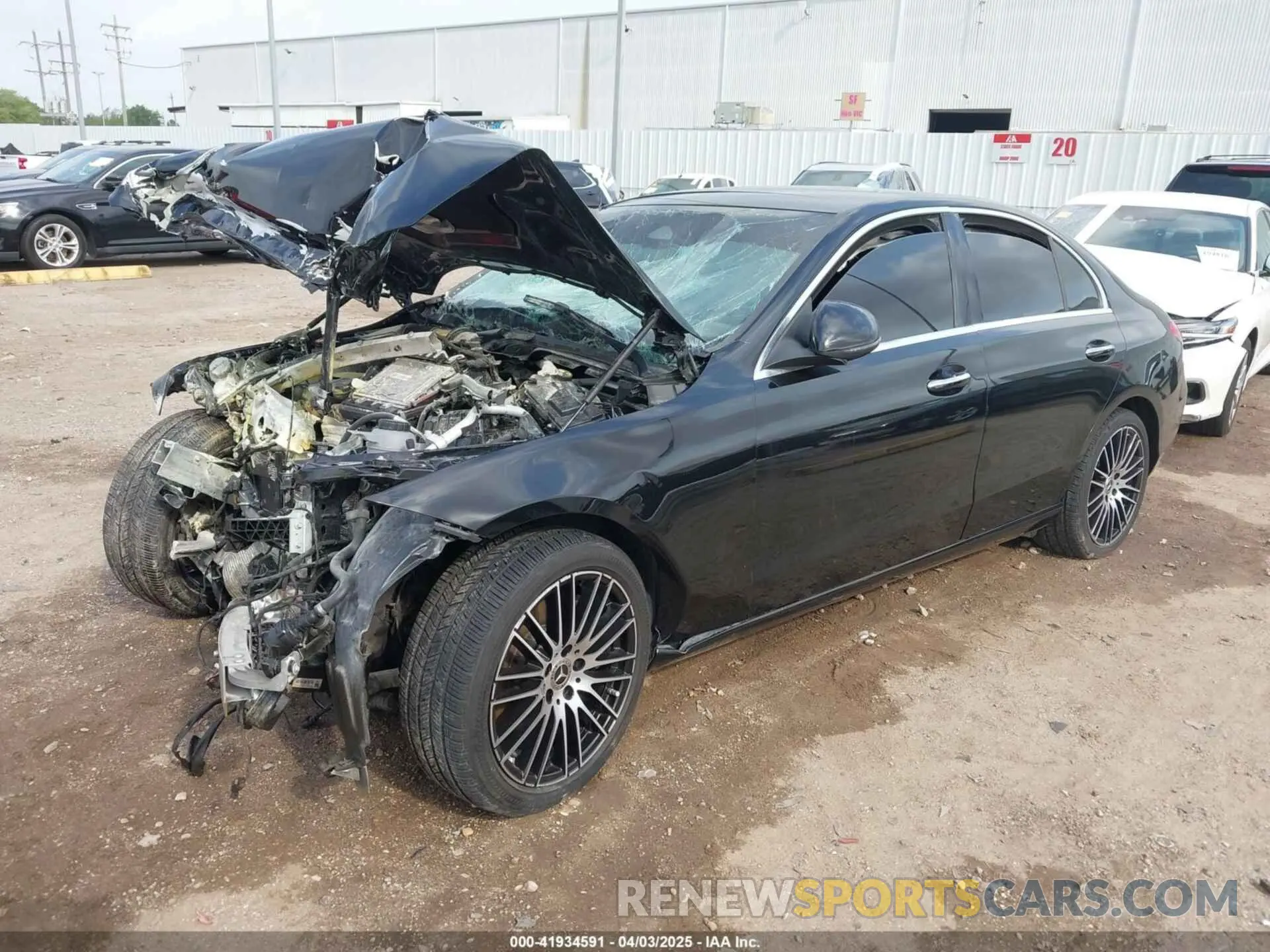 2 Photograph of a damaged car W1KAF4GB4NR036199 MERCEDES-BENZ C 300 2022