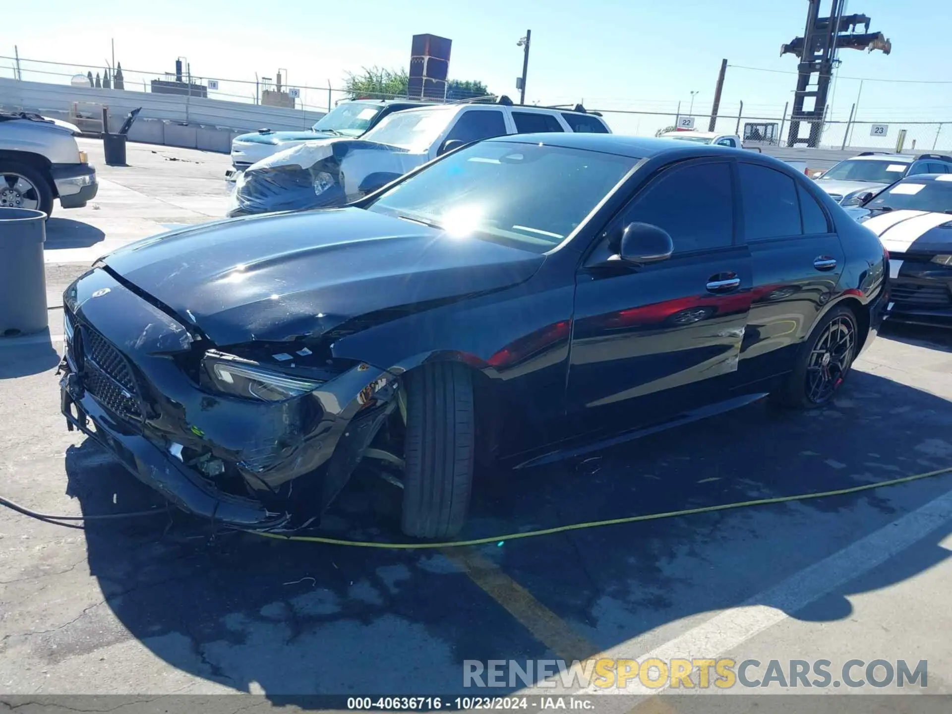 2 Photograph of a damaged car W1KAF4GB4NR064794 MERCEDES-BENZ C 300 2022