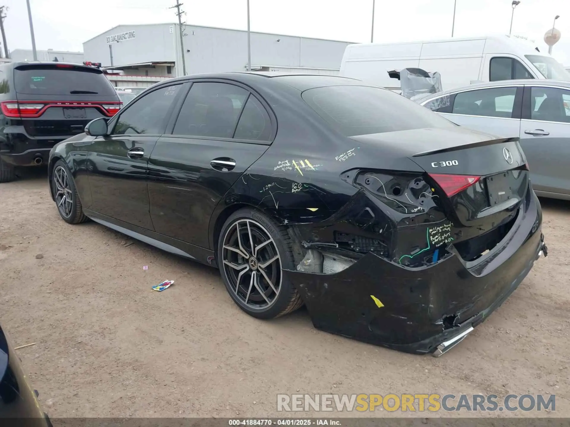 3 Photograph of a damaged car W1KAF4GB8NR046010 MERCEDES-BENZ C 300 2022