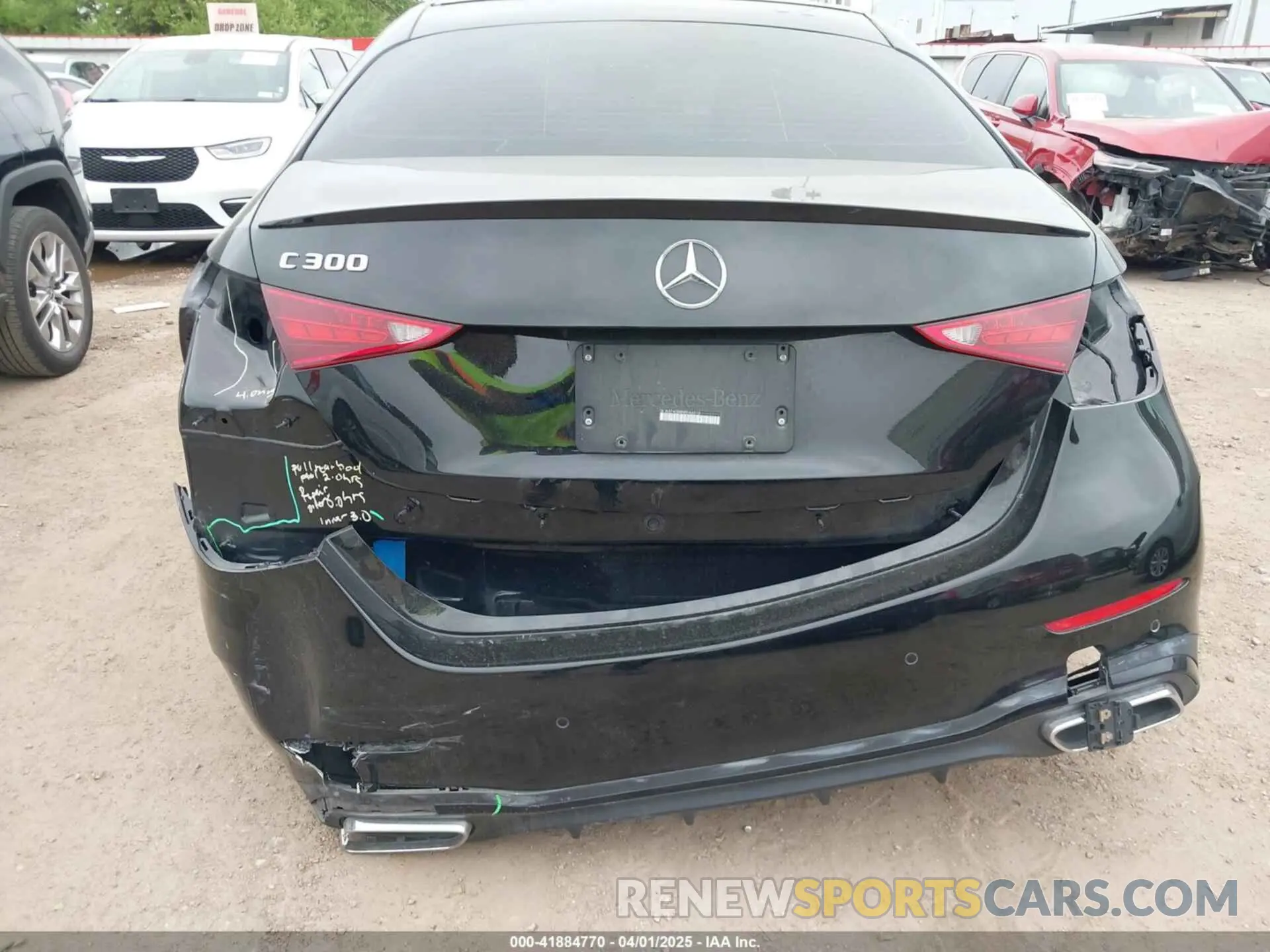 6 Photograph of a damaged car W1KAF4GB8NR046010 MERCEDES-BENZ C 300 2022
