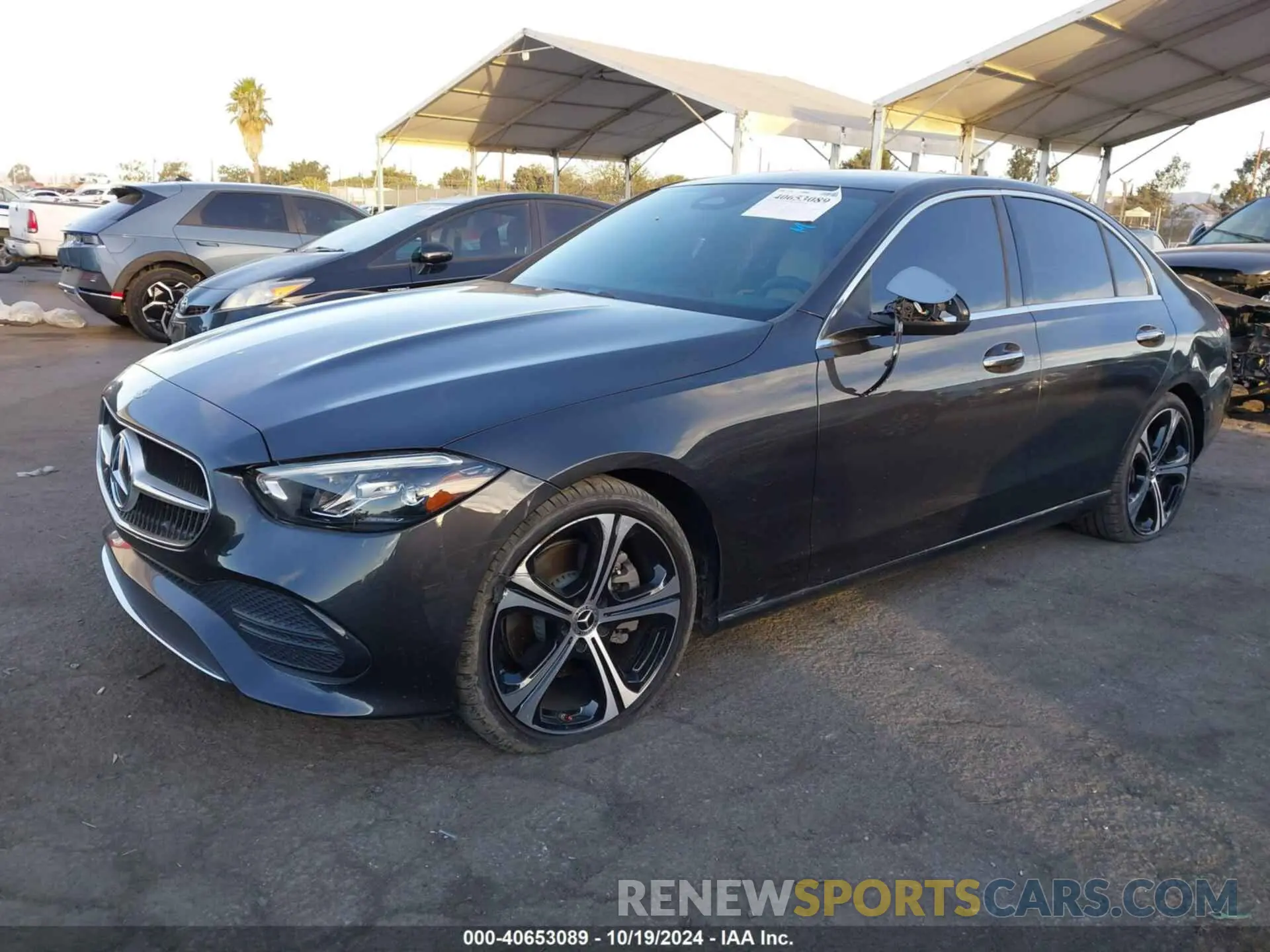 2 Photograph of a damaged car W1KAF4GBXNR055713 MERCEDES-BENZ C 300 2022