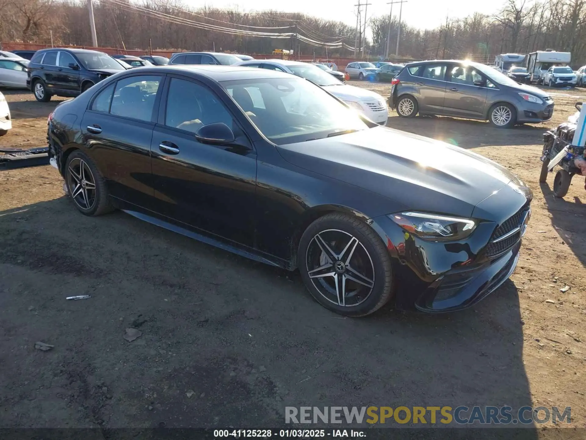 1 Photograph of a damaged car W1KAF4HB2NR041156 MERCEDES-BENZ C 300 2022