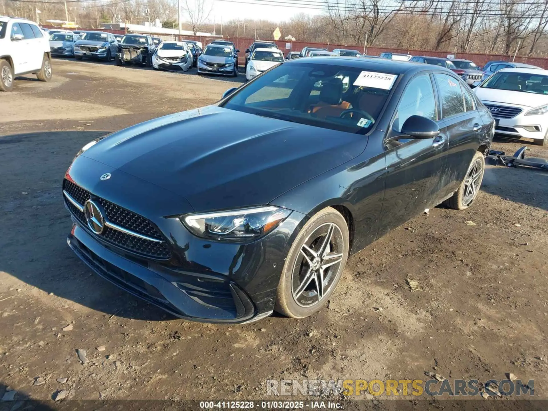 2 Photograph of a damaged car W1KAF4HB2NR041156 MERCEDES-BENZ C 300 2022