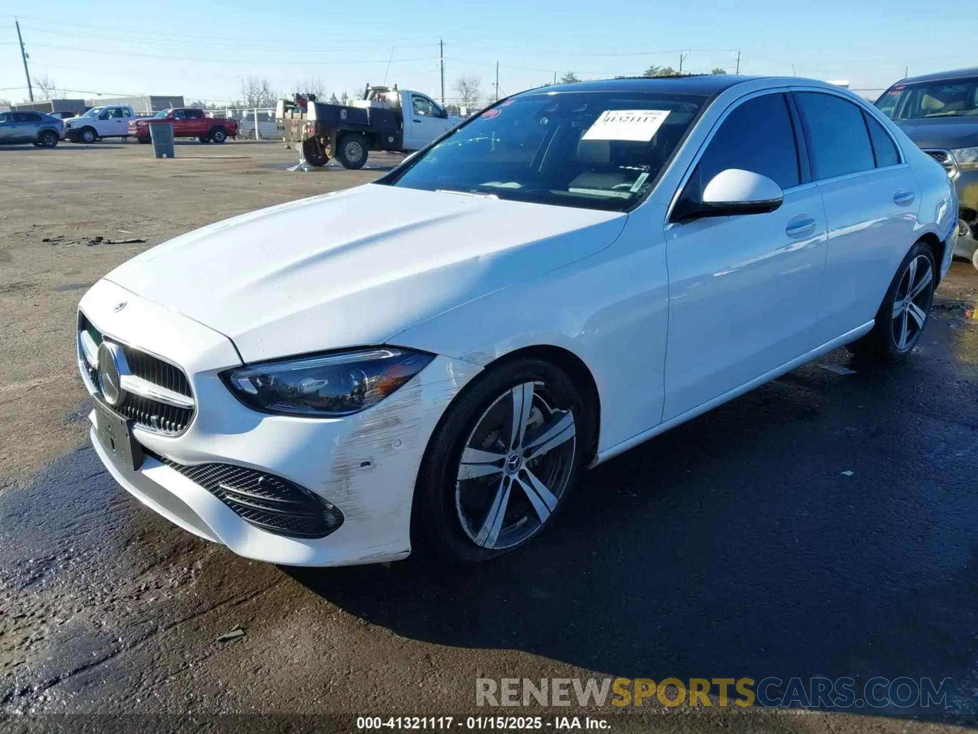 2 Photograph of a damaged car W1KAF4HB4NR034712 MERCEDES-BENZ C 300 2022