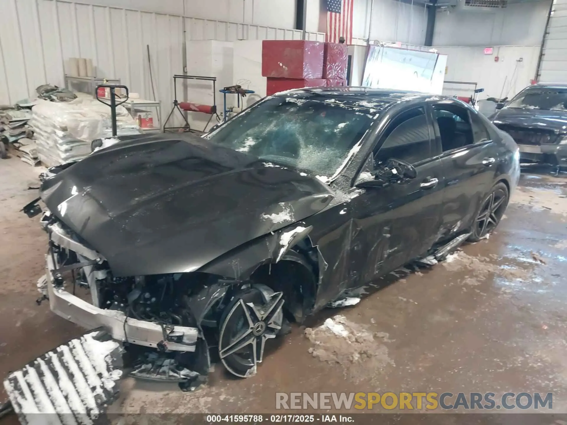 2 Photograph of a damaged car W1KAF4HB5NR013111 MERCEDES-BENZ C 300 2022