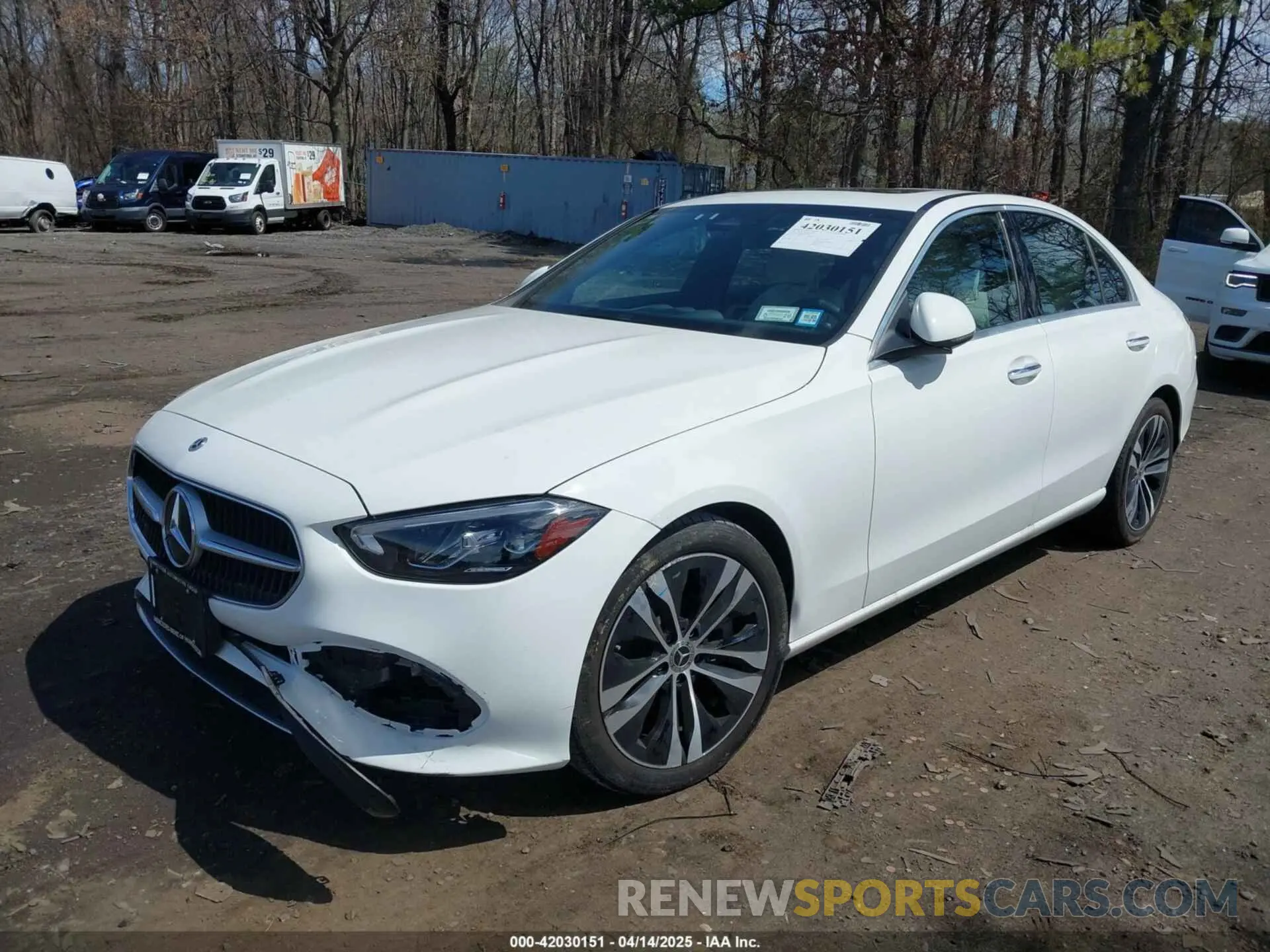 2 Photograph of a damaged car W1KAF4HB7NR034008 MERCEDES-BENZ C 300 2022