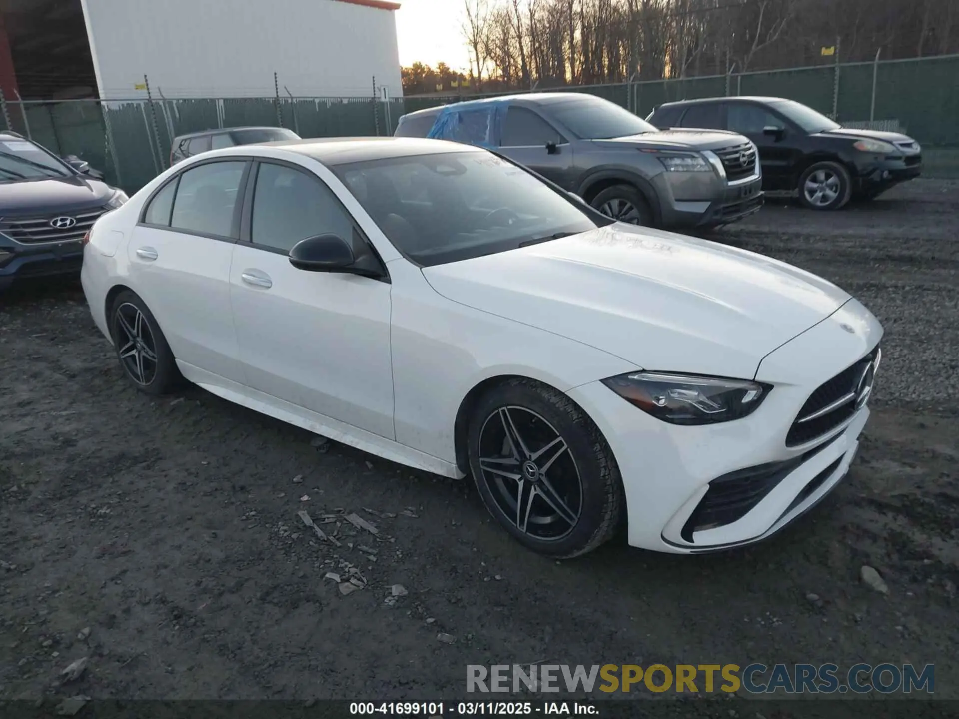 1 Photograph of a damaged car W1KAF4HB9NR043468 MERCEDES-BENZ C 300 2022