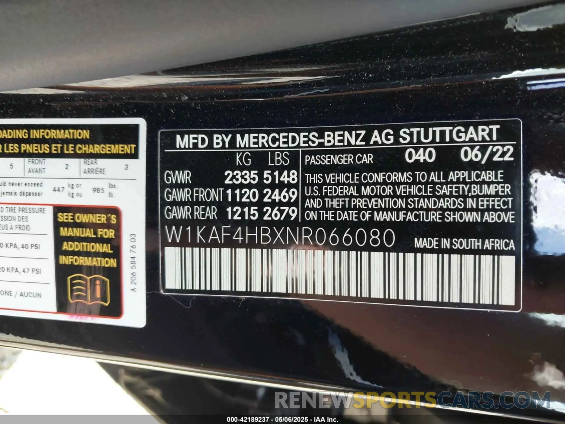 9 Photograph of a damaged car W1KAF4HBXNR066080 MERCEDES-BENZ C 300 2022
