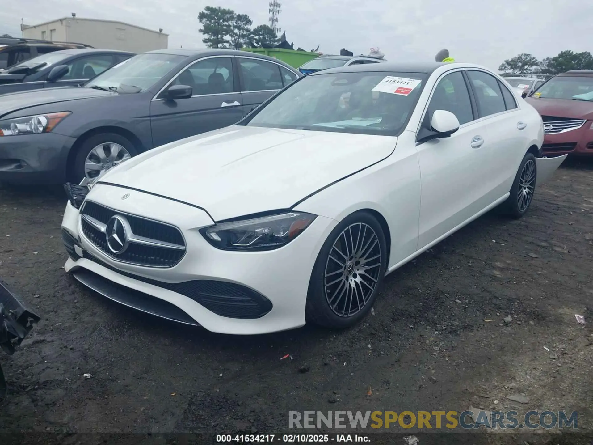 2 Photograph of a damaged car W1KAF4GB1PR093107 MERCEDES-BENZ C 300 2023