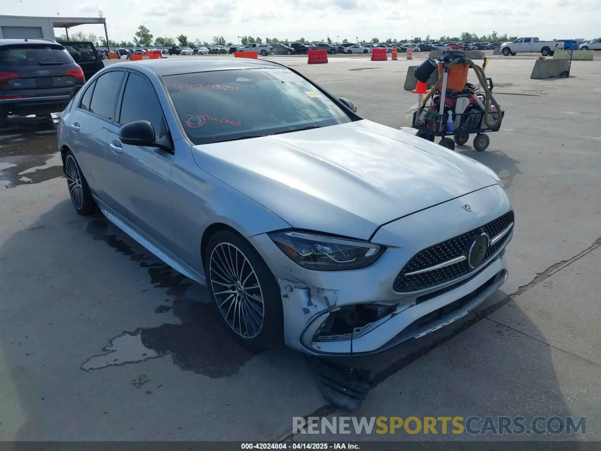 1 Photograph of a damaged car W1KAF4GB3PR106522 MERCEDES-BENZ C 300 2023