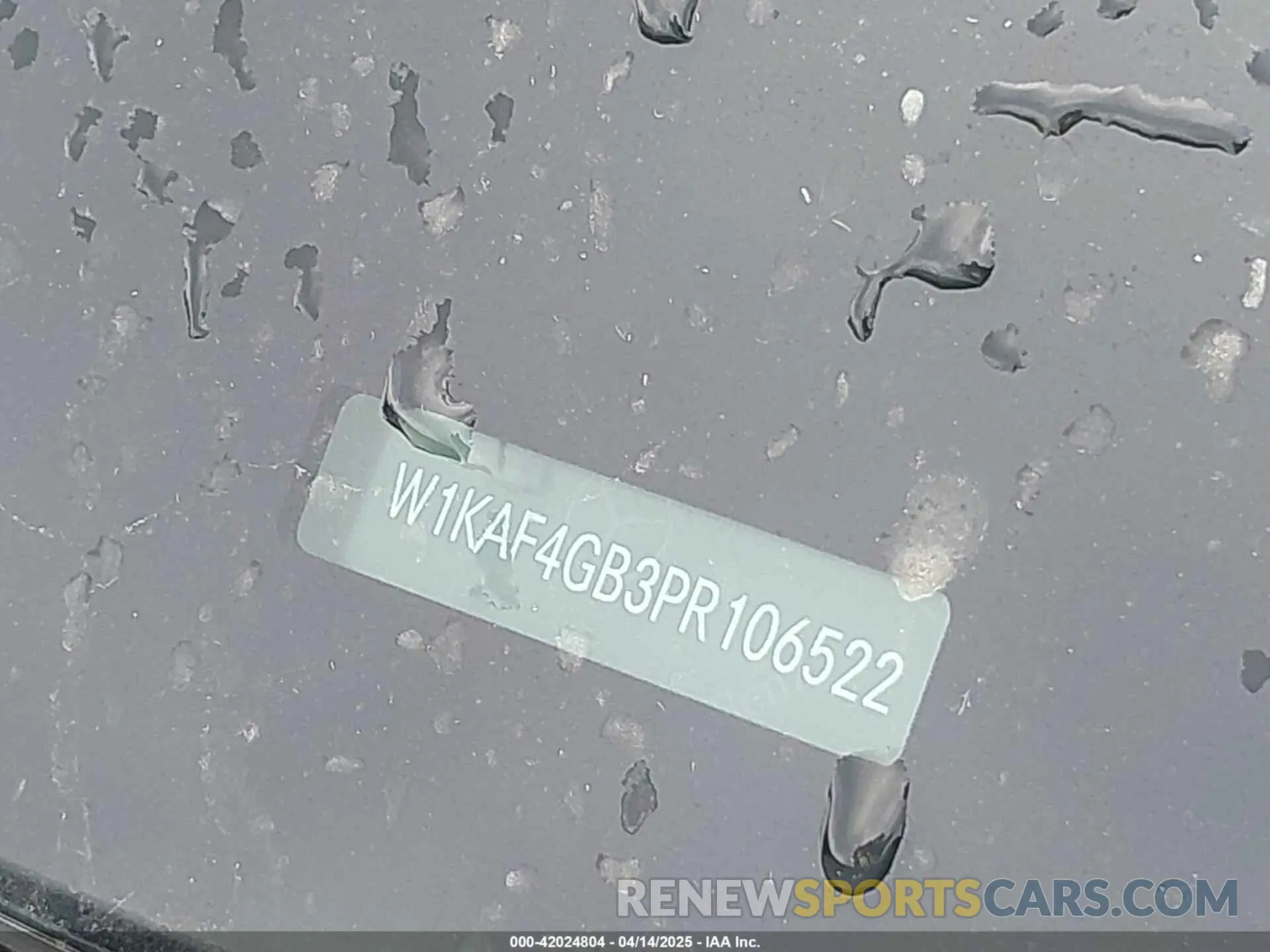 17 Photograph of a damaged car W1KAF4GB3PR106522 MERCEDES-BENZ C 300 2023