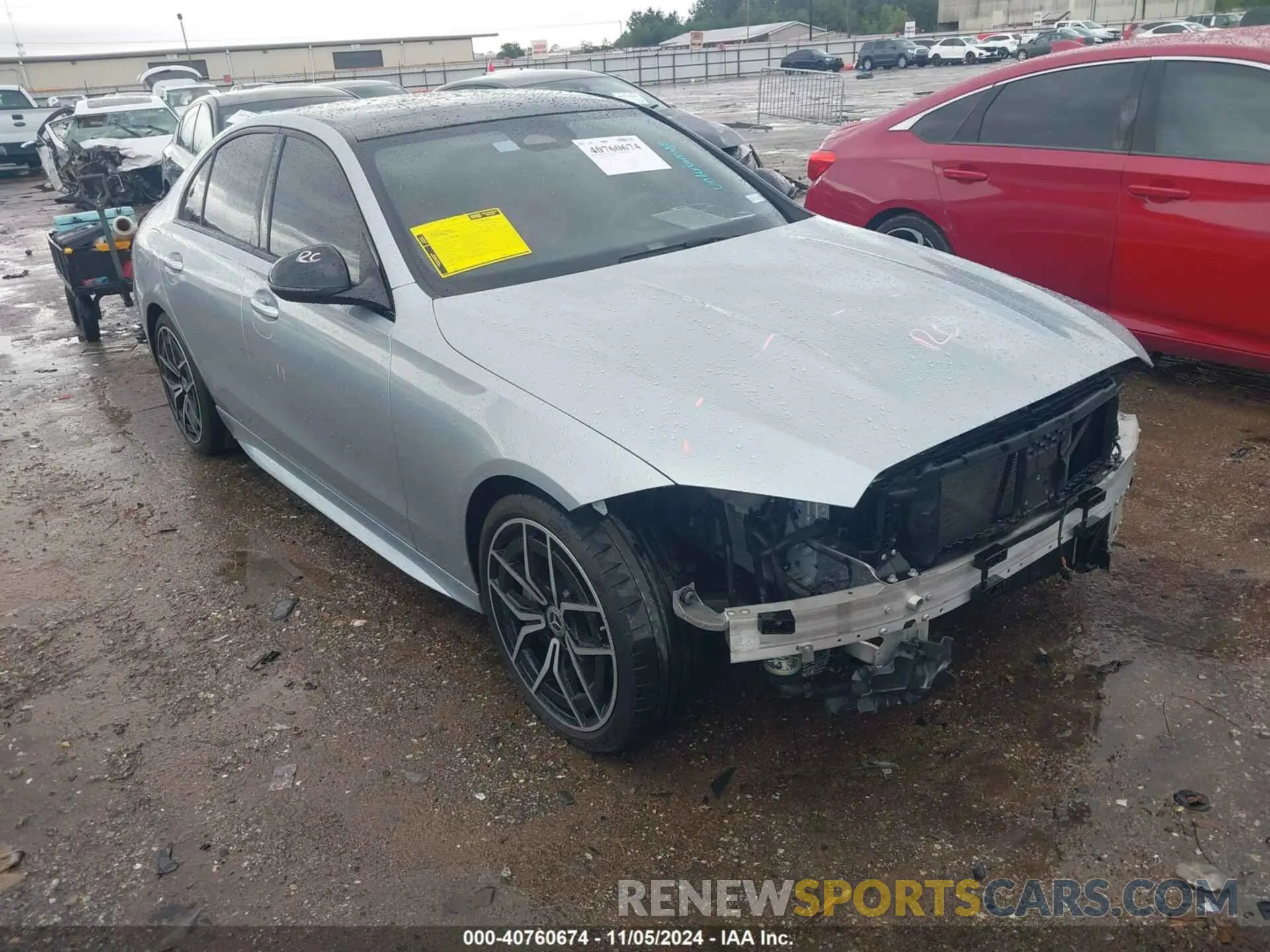 1 Photograph of a damaged car W1KAF4GB3PR147295 MERCEDES-BENZ C 300 2023