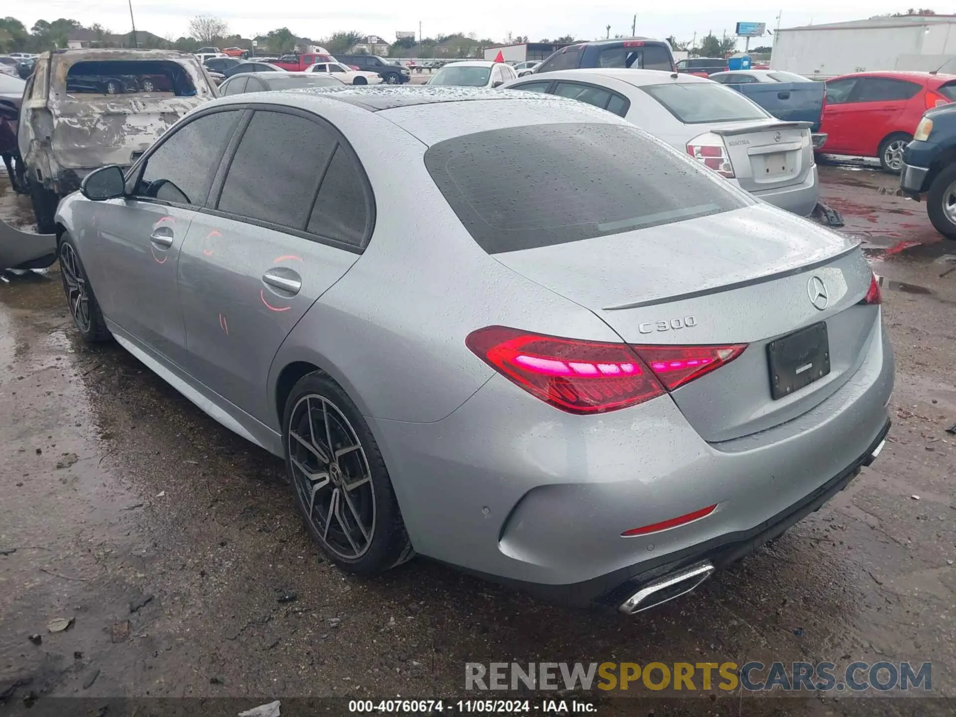 3 Photograph of a damaged car W1KAF4GB3PR147295 MERCEDES-BENZ C 300 2023