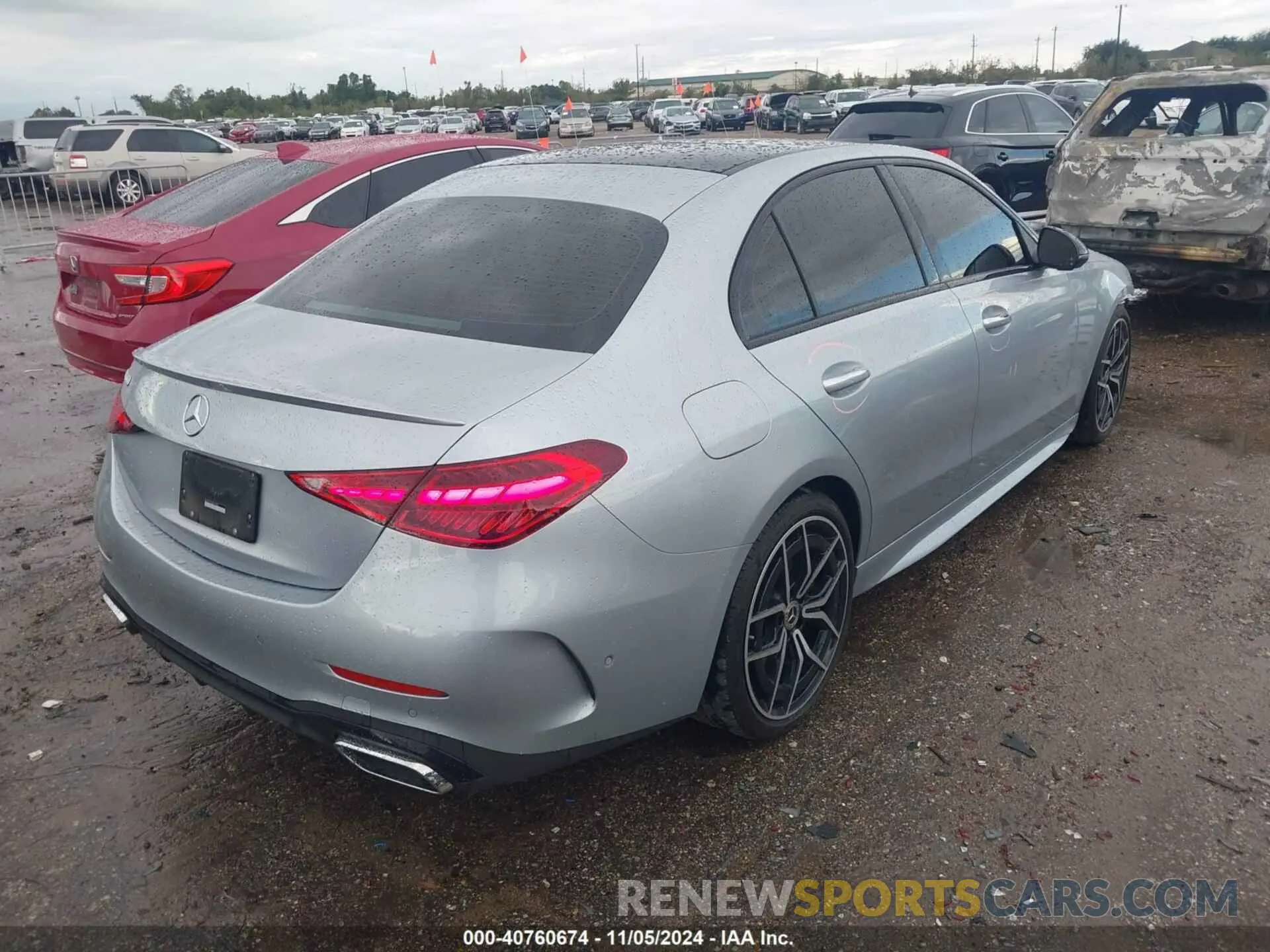4 Photograph of a damaged car W1KAF4GB3PR147295 MERCEDES-BENZ C 300 2023