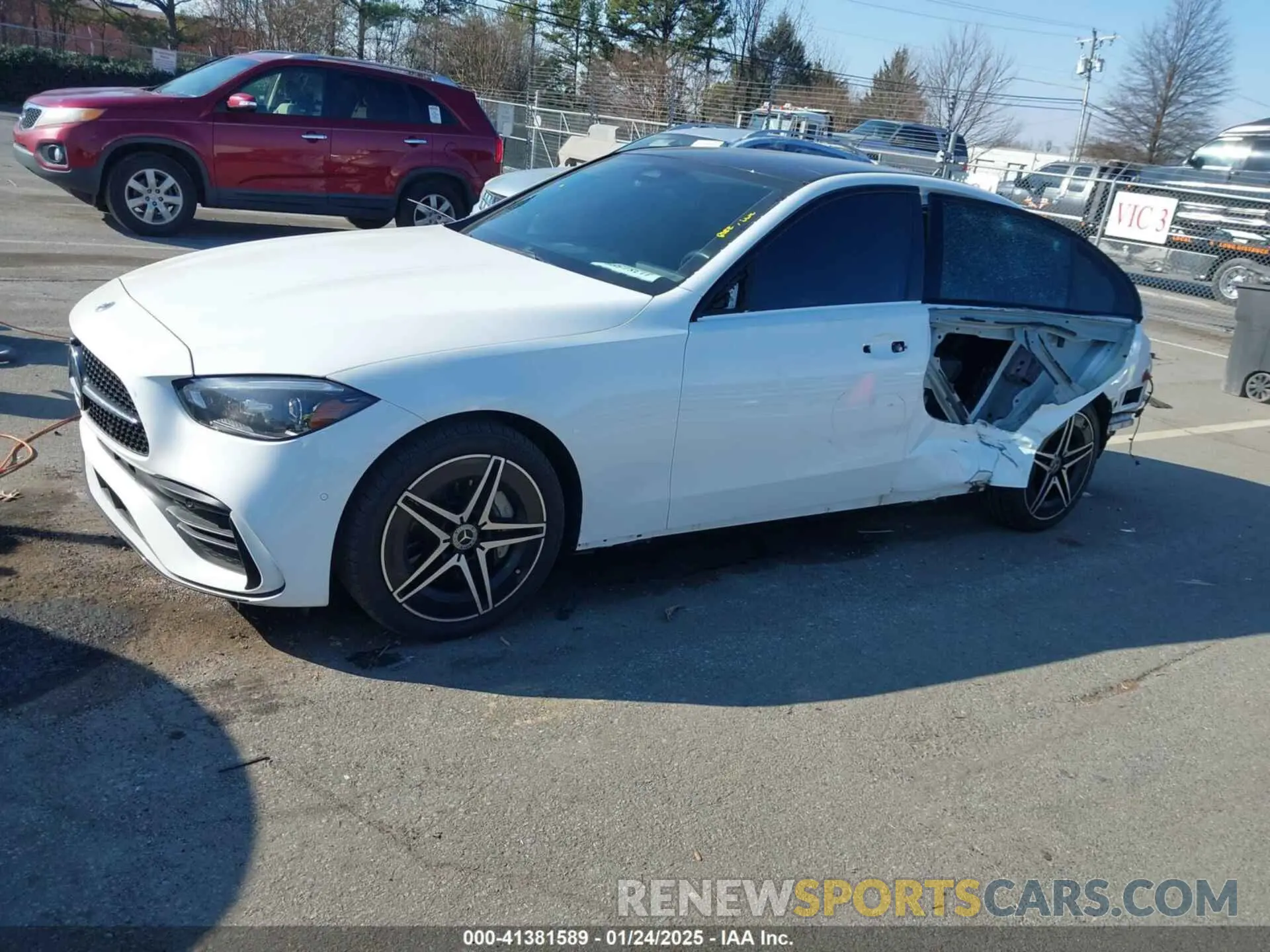 2 Photograph of a damaged car W1KAF4GB4PR108957 MERCEDES-BENZ C 300 2023