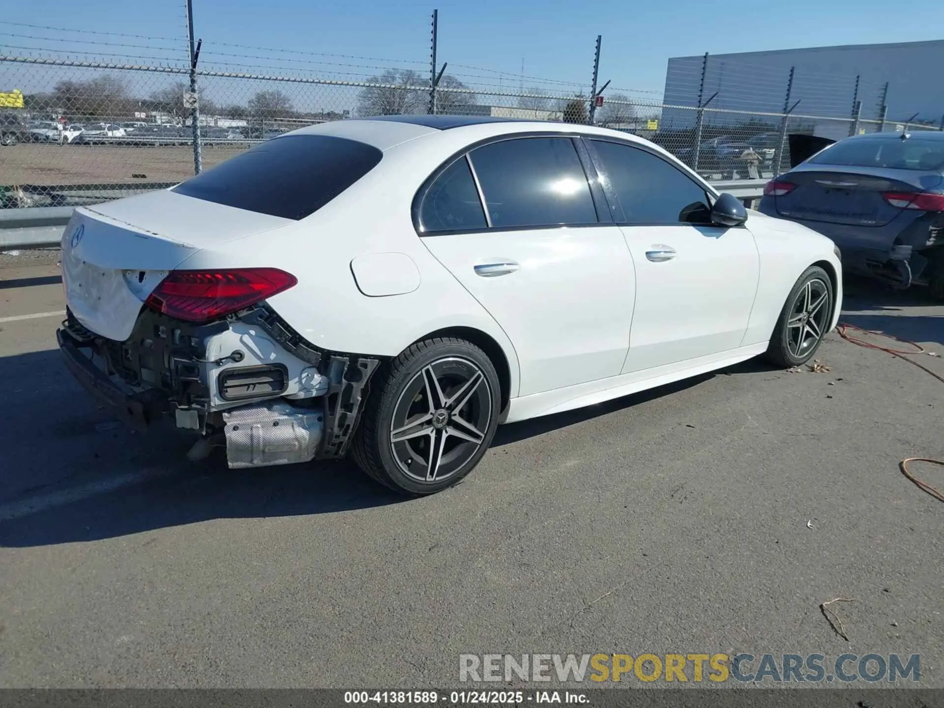 4 Photograph of a damaged car W1KAF4GB4PR108957 MERCEDES-BENZ C 300 2023