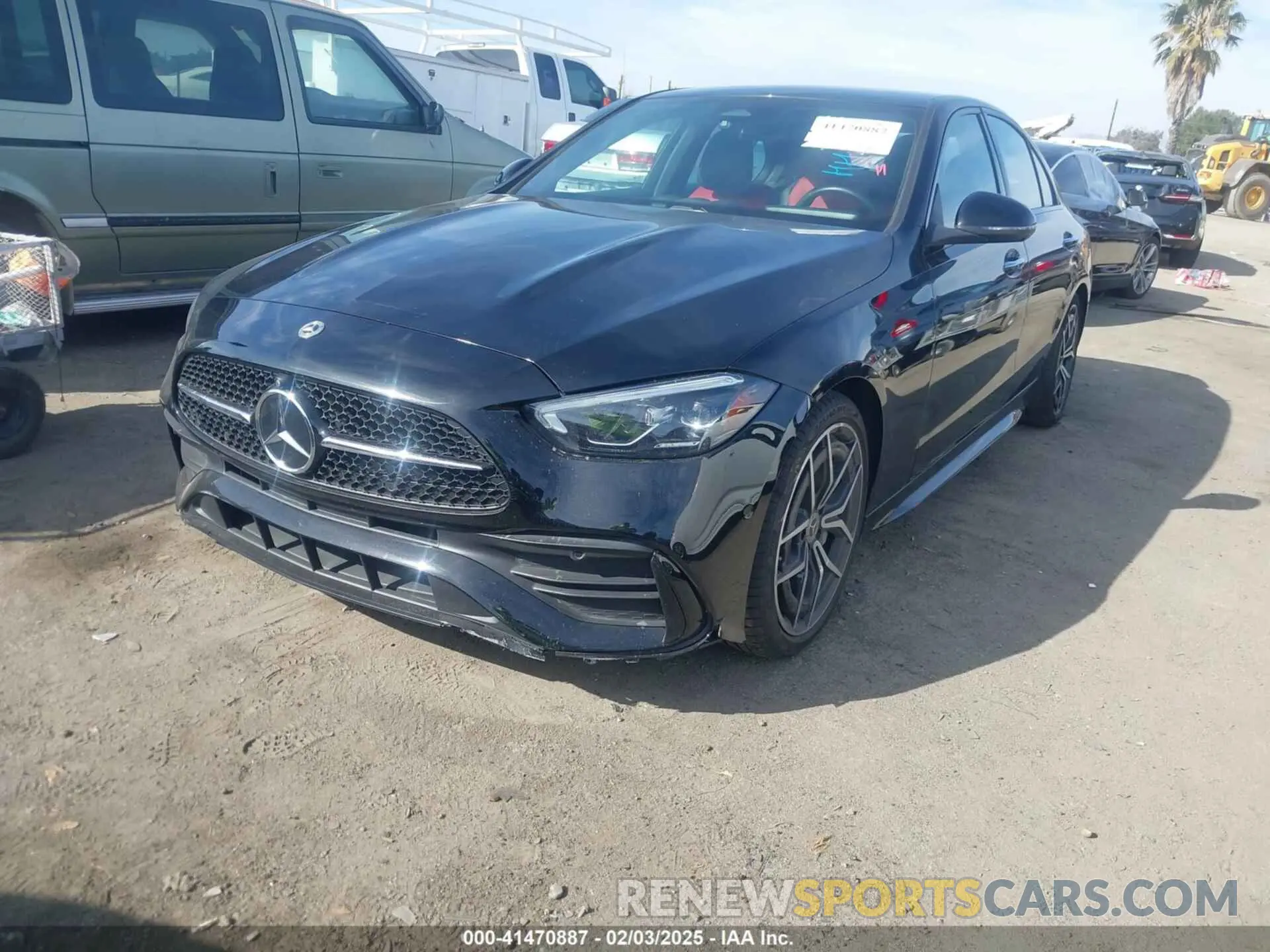 2 Photograph of a damaged car W1KAF4GB5PR081820 MERCEDES-BENZ C 300 2023